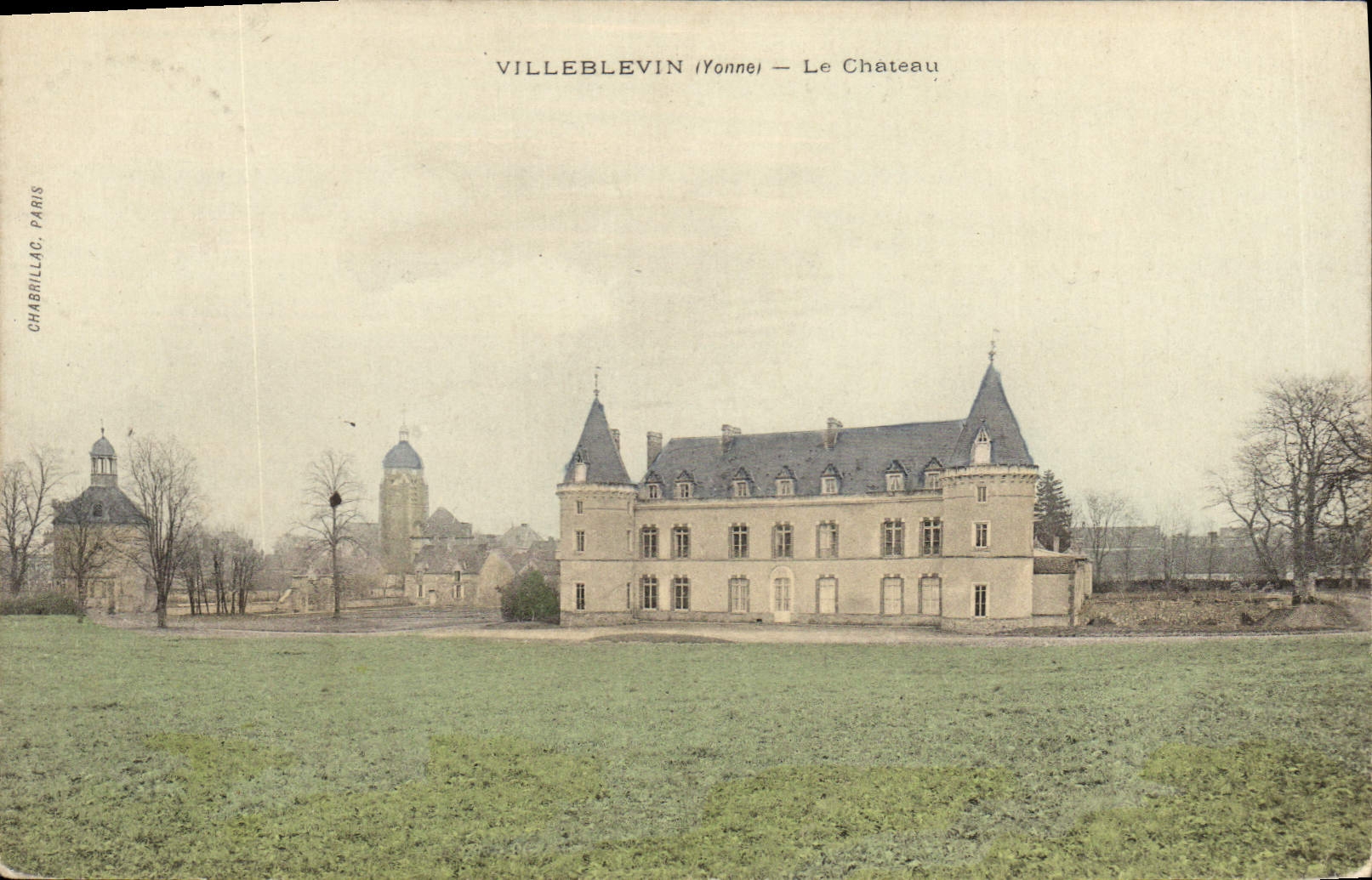CPA Villeblevin (Yonne) Le Chateau