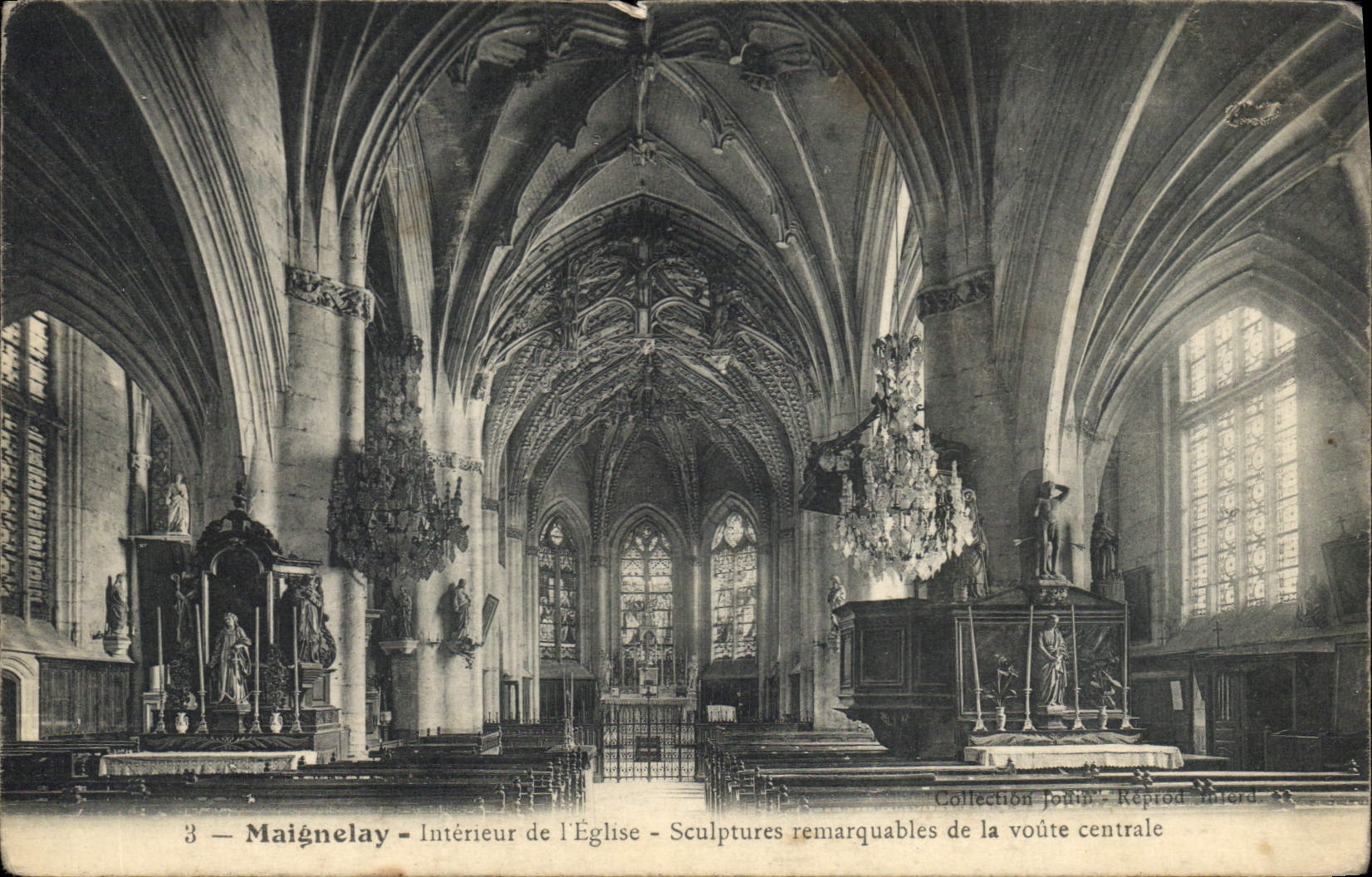 CPA Maignelay Interieur de l'Eglise