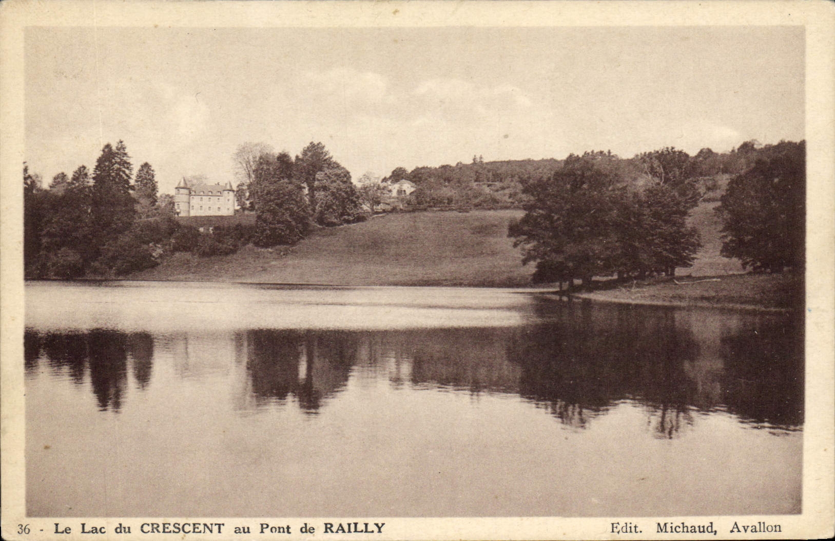 CPA Le Lac du Crescent au Pont de Railly