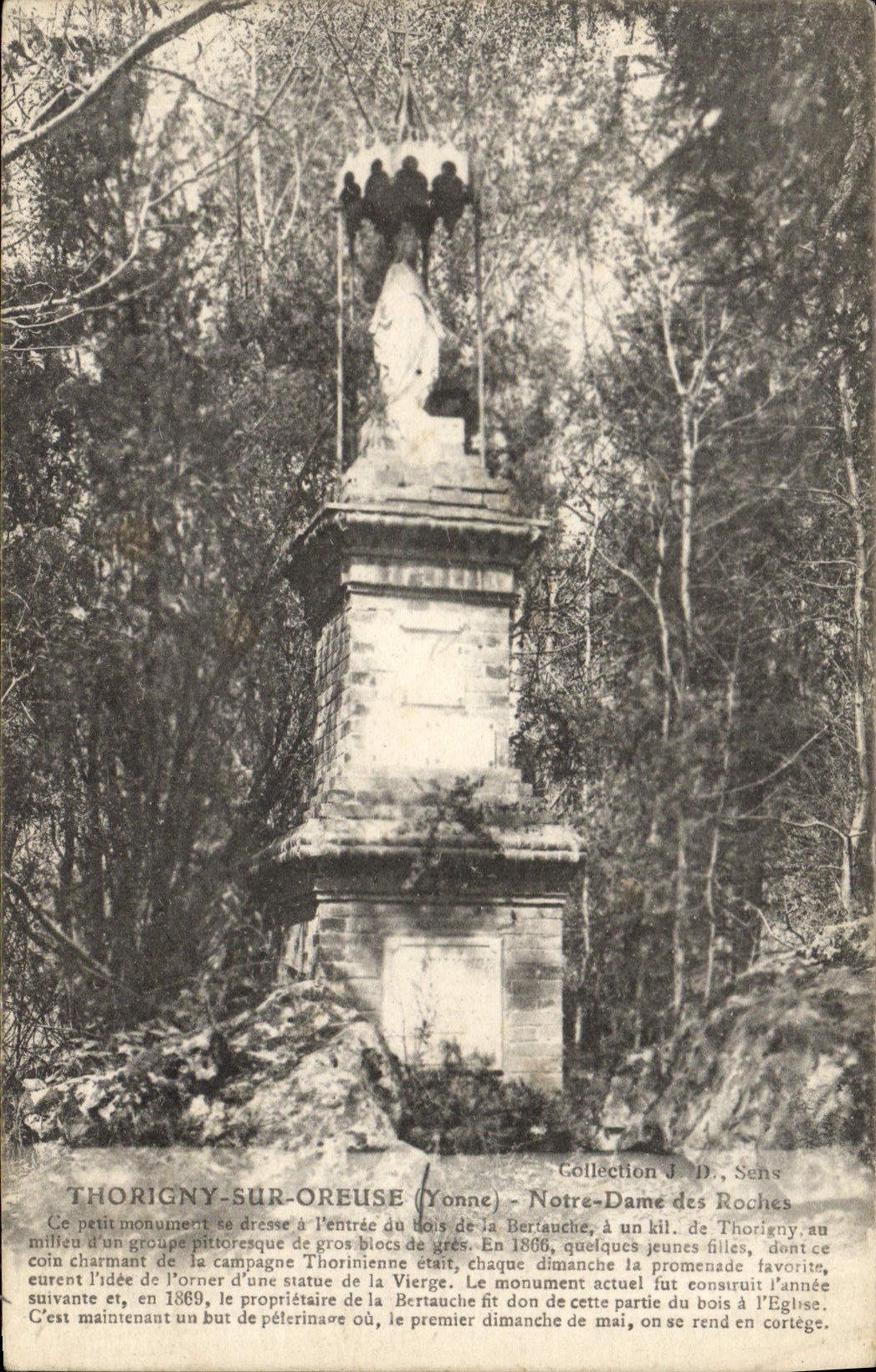 CPA Thorigny sur Oreuse (Yonne) Notre Dame des Roches