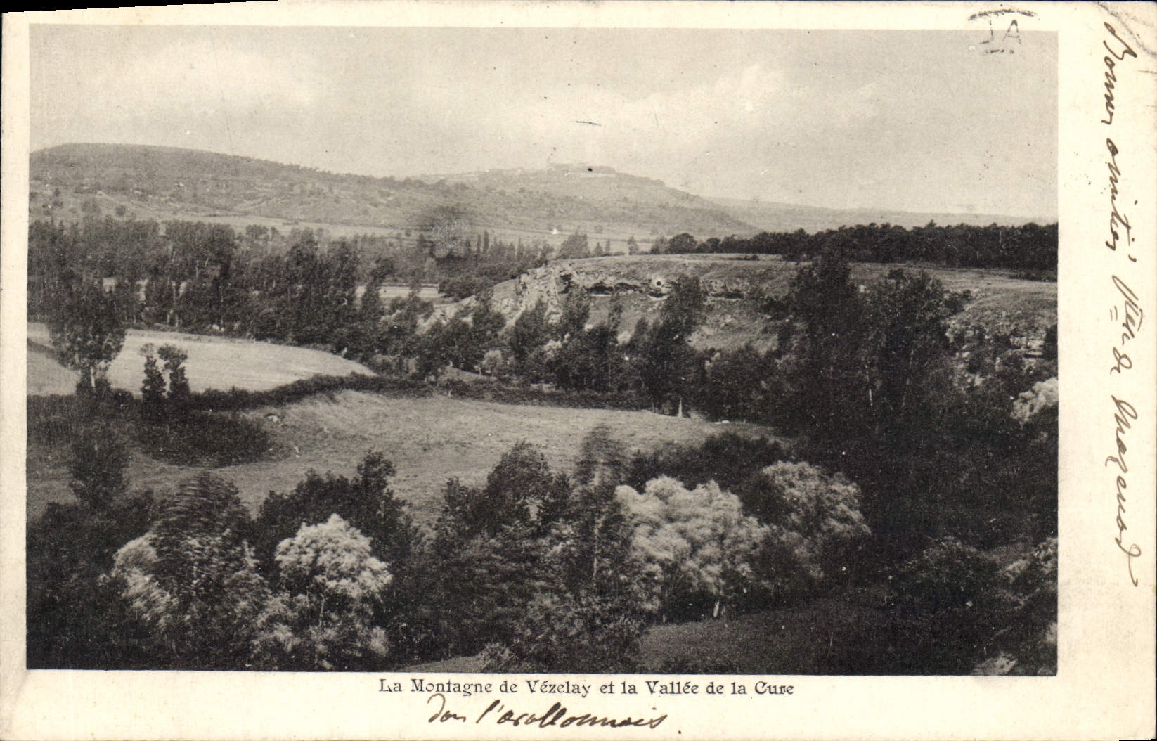 CPA La Montagne de Vexclay et la Vallee de la Cuse