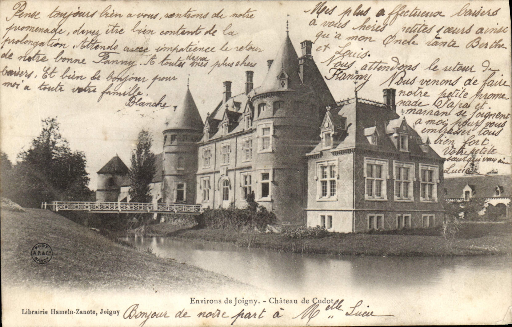 CPA Environs de Joigny Chateau de Cudot