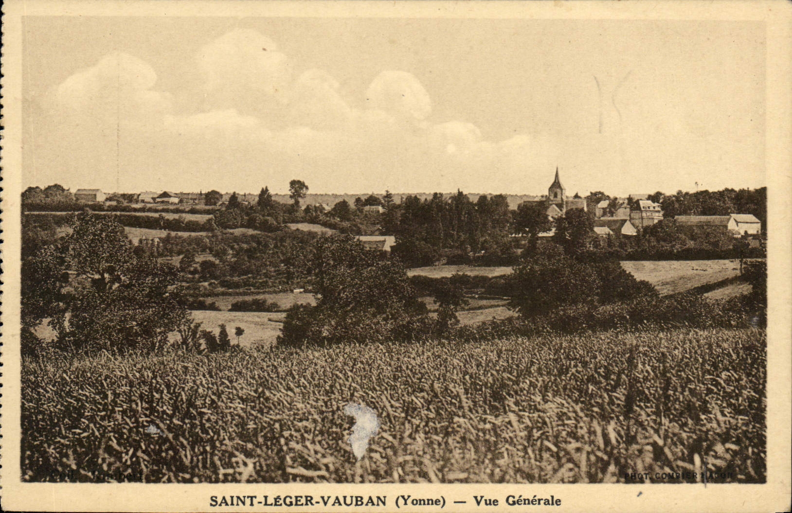 CPA Saint Leger Vauban (Yonne) Vue generale