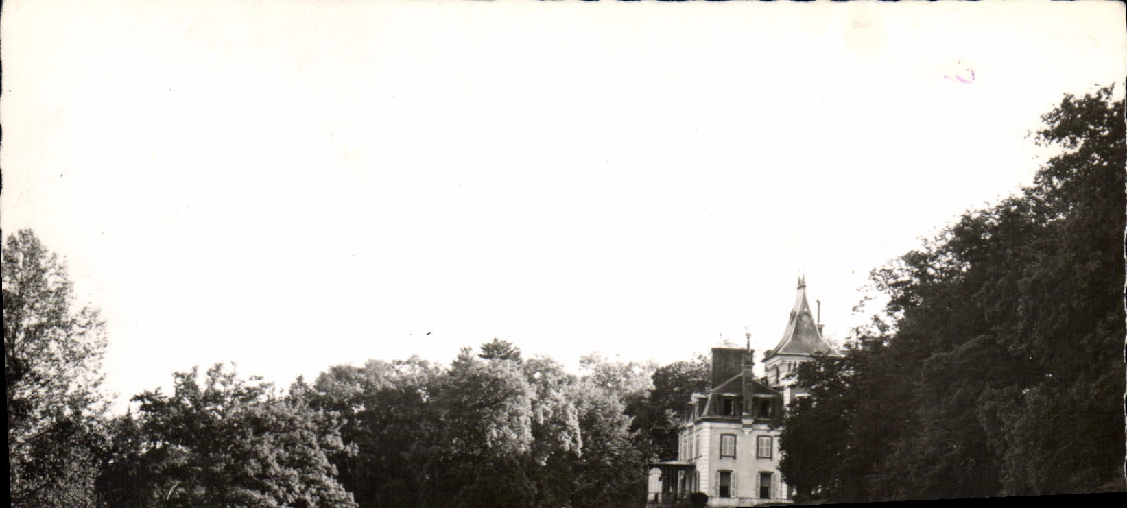 CPA Chateau de St Eusage Rogny (Yonne)
