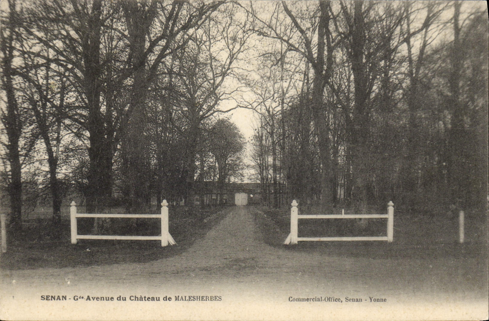 CPA Senan Gie Avenue du Chateau de Malesherbes