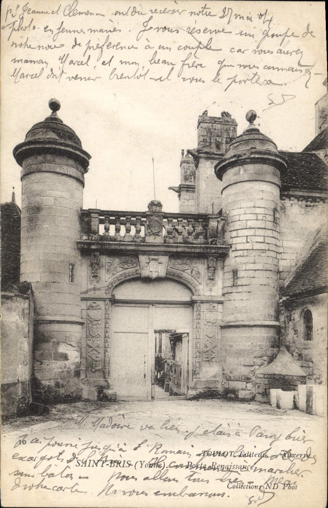 CPA Saint Bris Yonne 
