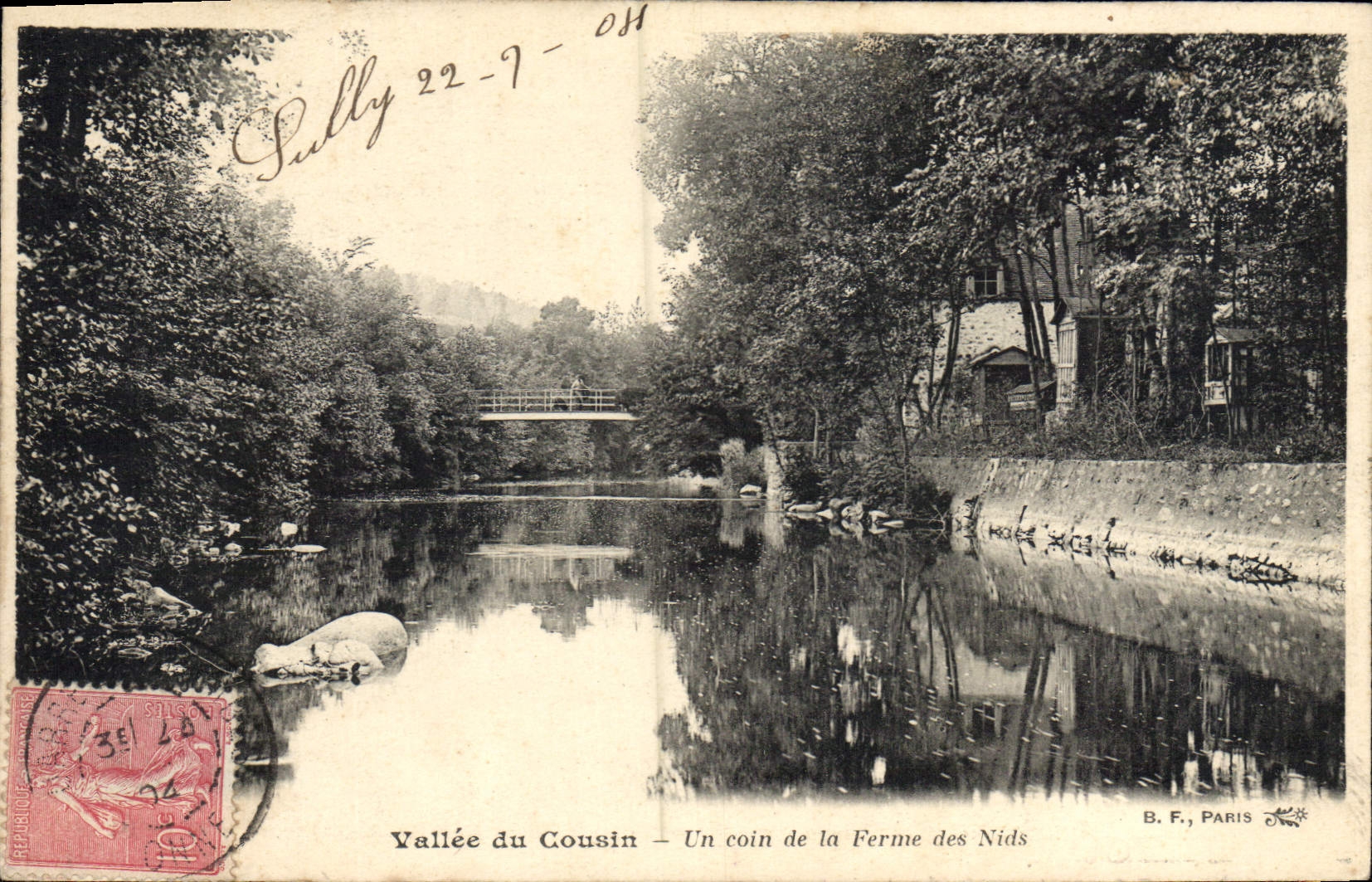 CPA Vallee du Cousin Un con de la Ferme des Nids 