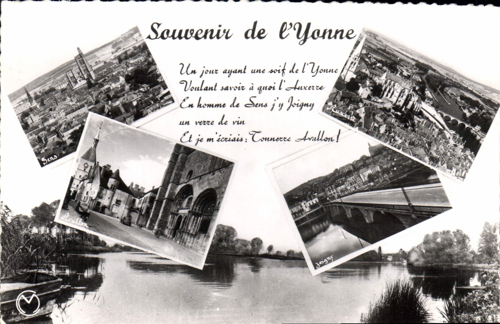 CPA Souvenir de l'Yonne 