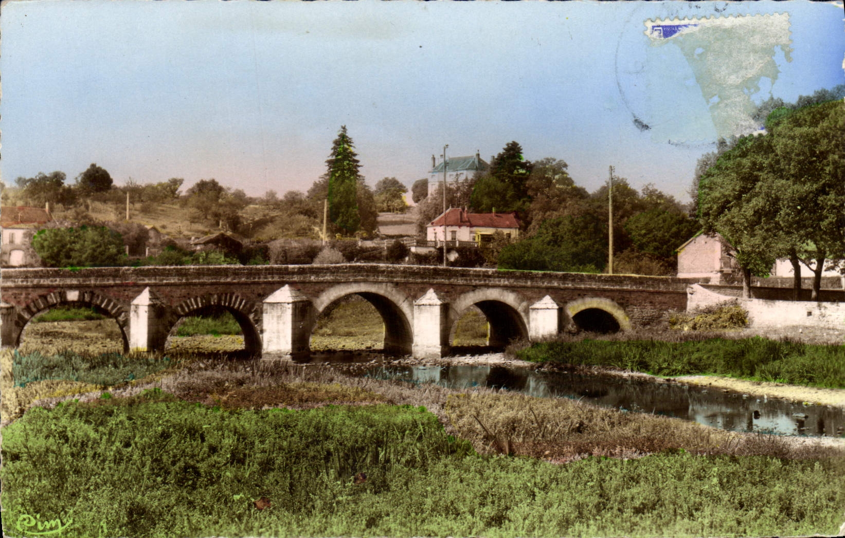 CPA Guillon Yonne Le Pont sur le Serein
