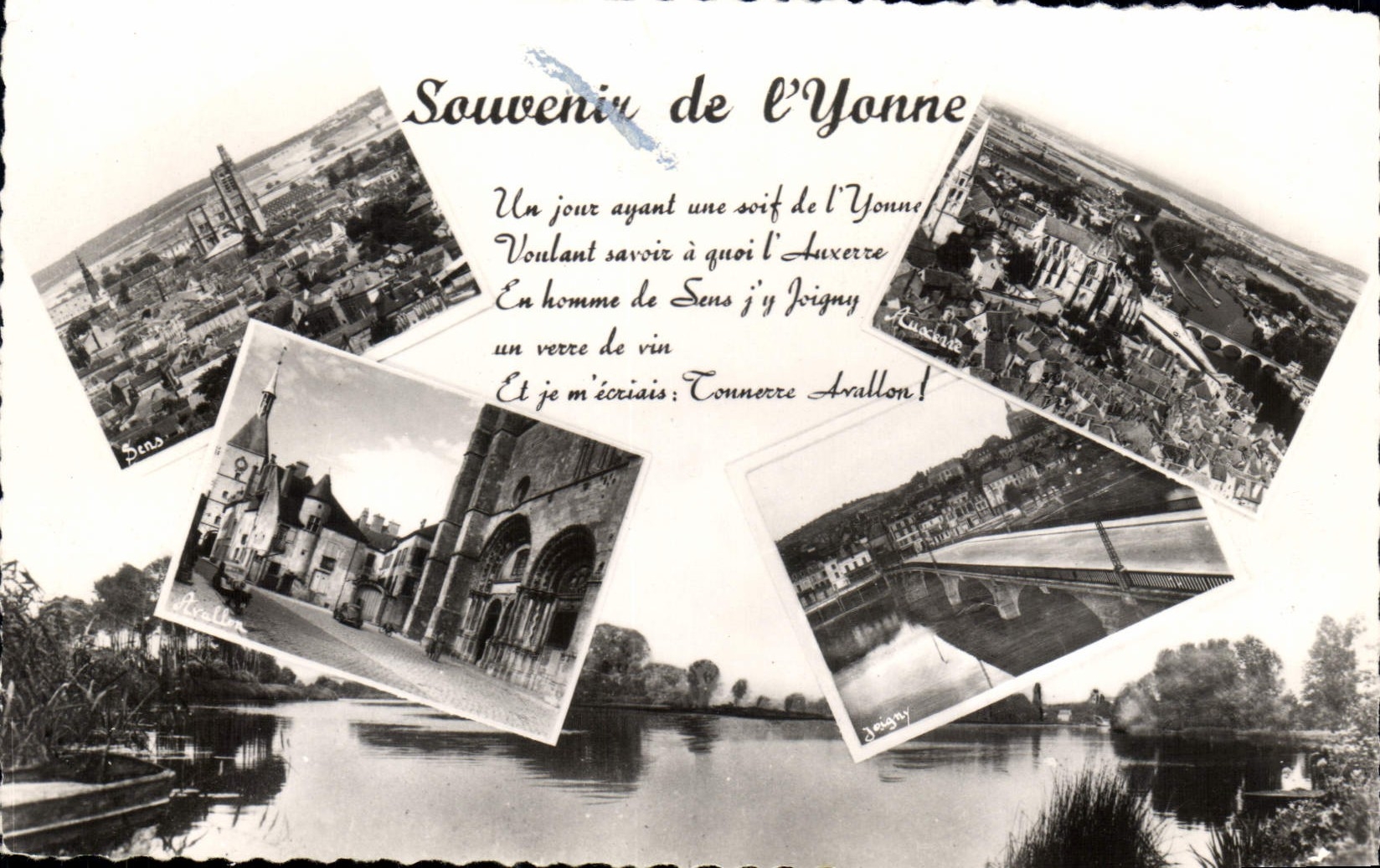 CPA Souvenir de l'Yonne 
