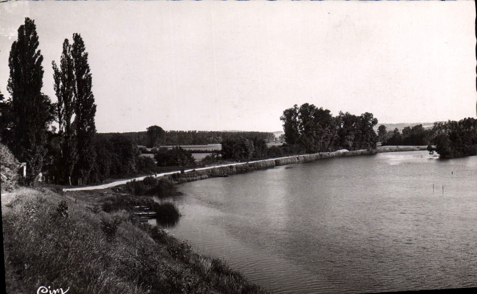 CPA Serbonnes Yonne Bords de l'Yonne