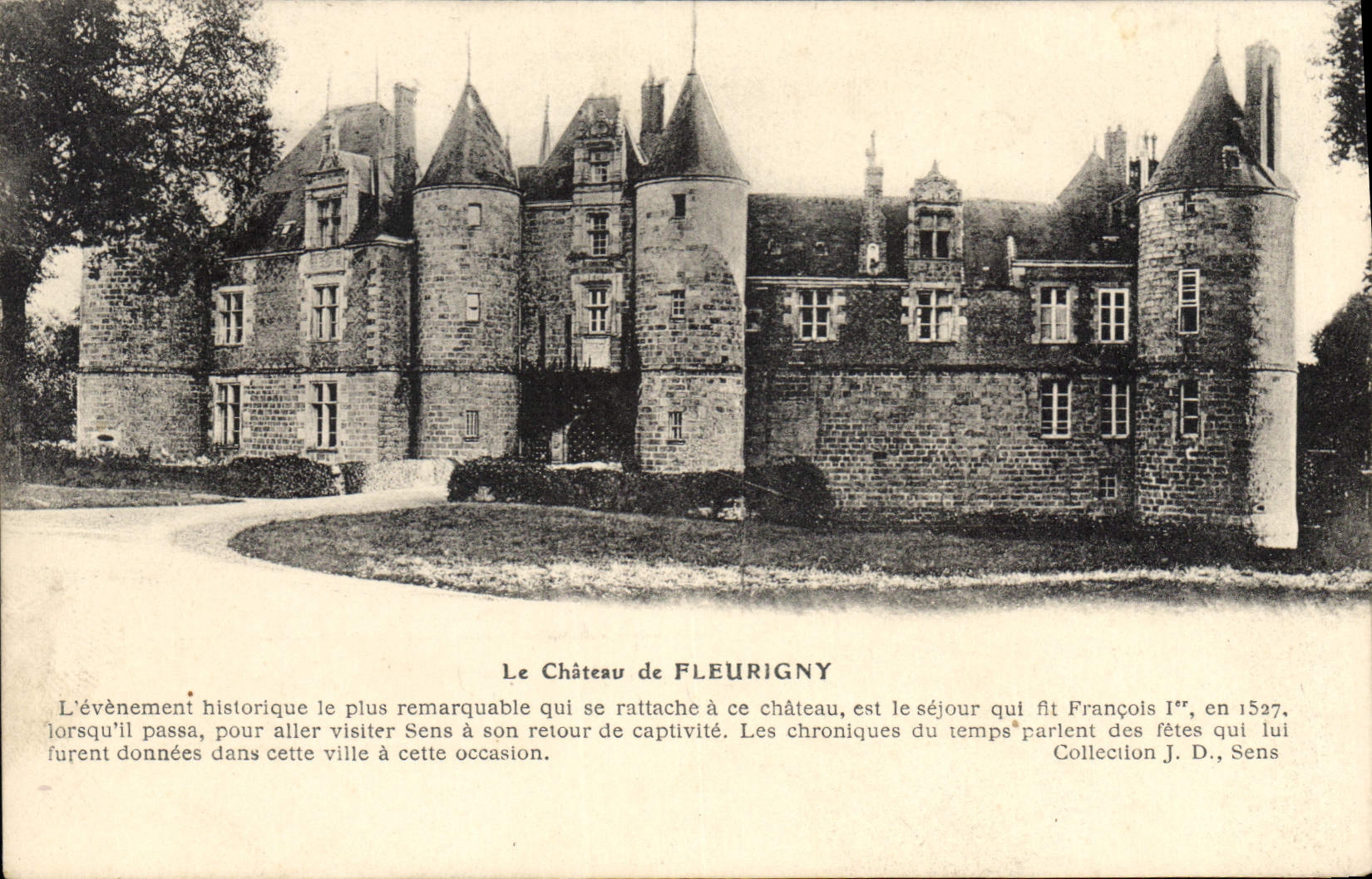 CPA Le Chateau de Fleurigny 