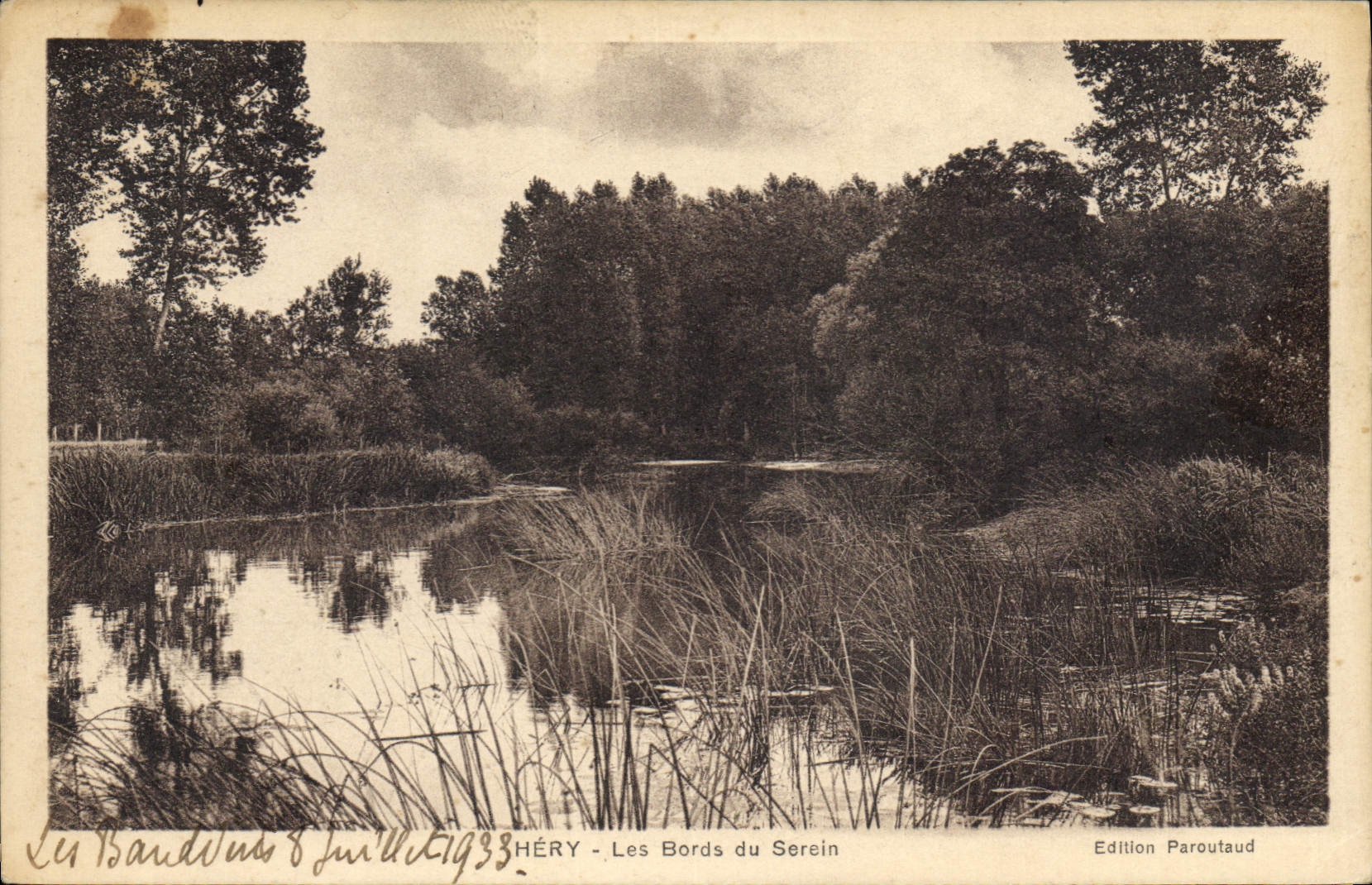 CPA Hery Les Bords du Sercin 