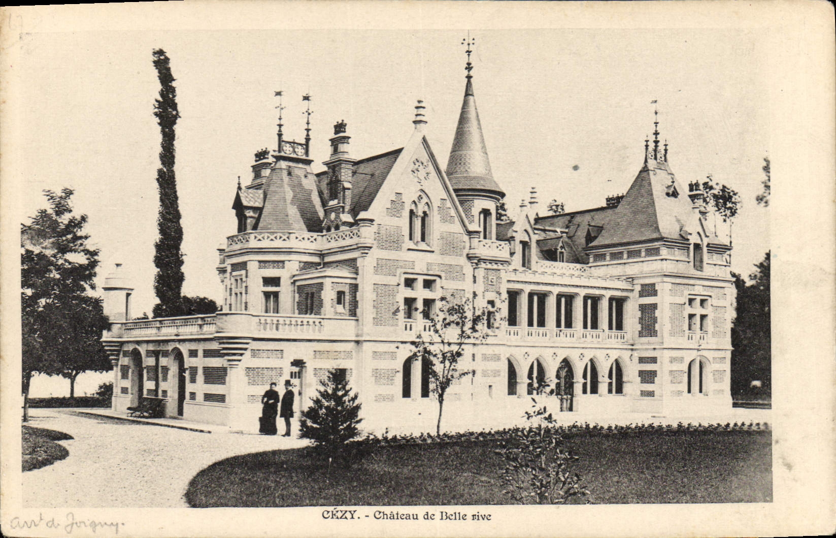CPA Cezy Chateau de Belle sive 