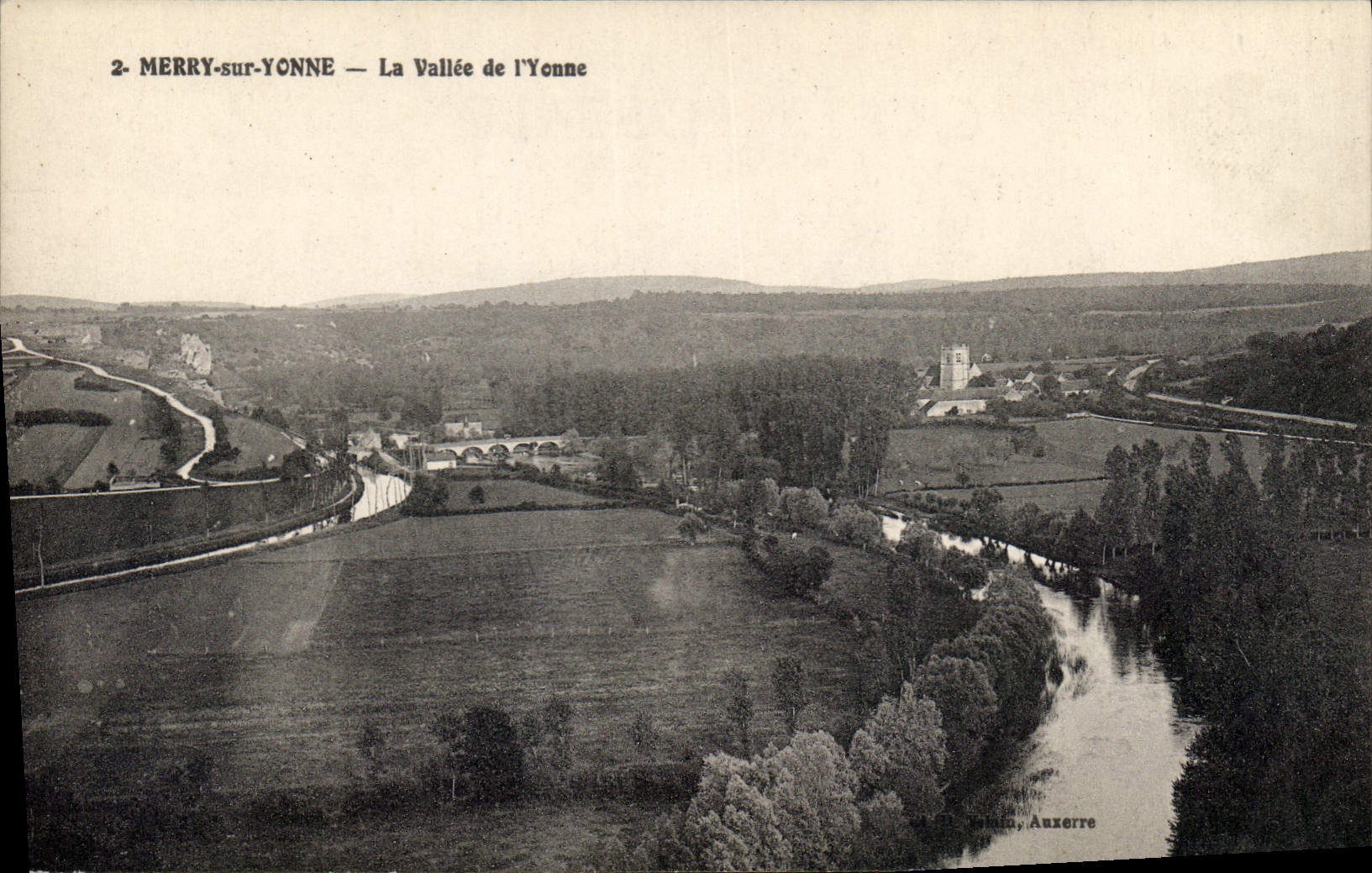 CPA Merry sur Yonne La Vallee de l'Yonne 