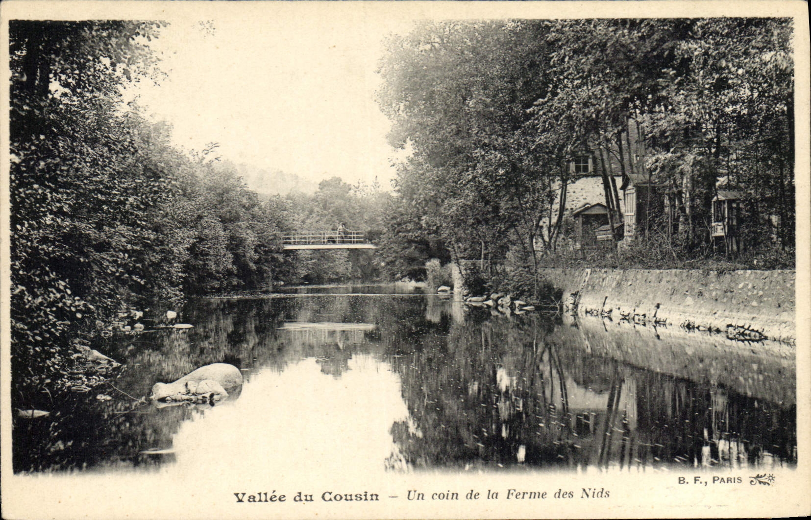 CPA Vallee du Cousin Un coin de la Ferme des Nids 