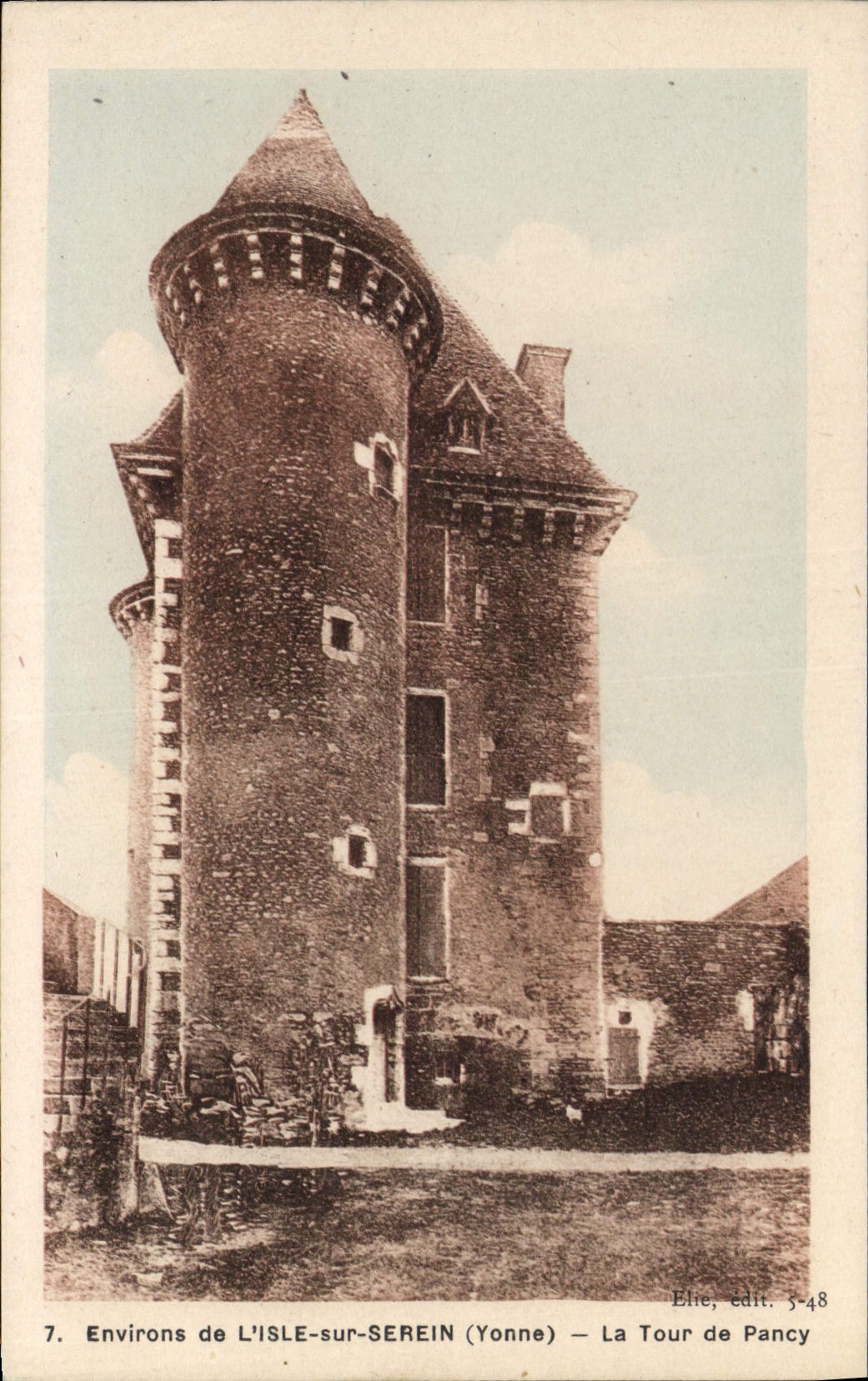 CPA Environs de l'Ise sur Serein Yonne La Tour de Pancy 