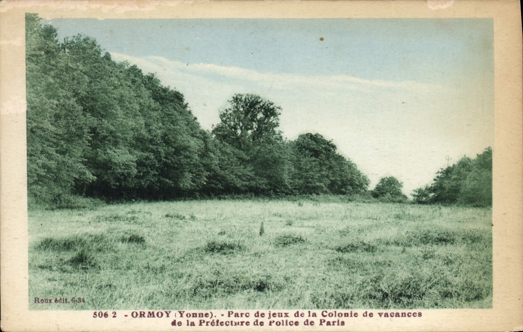 CPA Ormoy Yonne Parc de jeux de la Colonie de vacances de la Prefecture de Police de Paris 