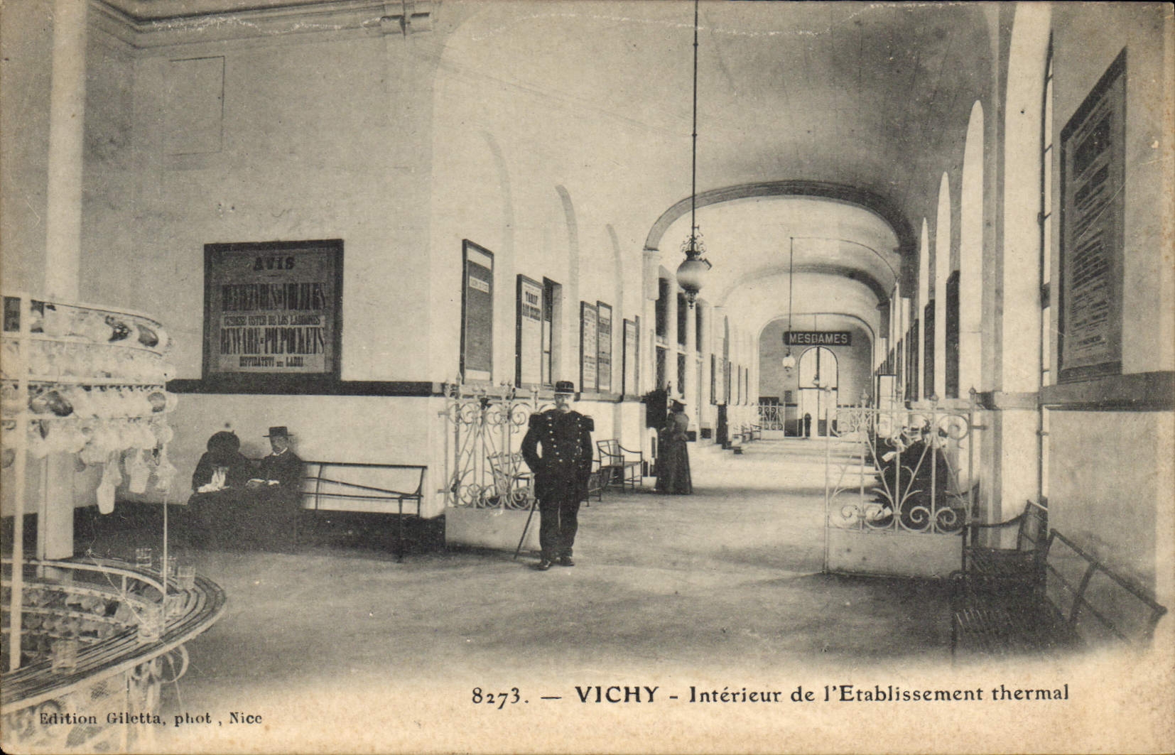 CPA Vichy Interieur de l'Etablissement thermal 