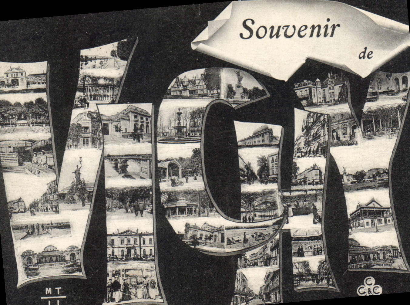 CPA Souvenir de Vichy 