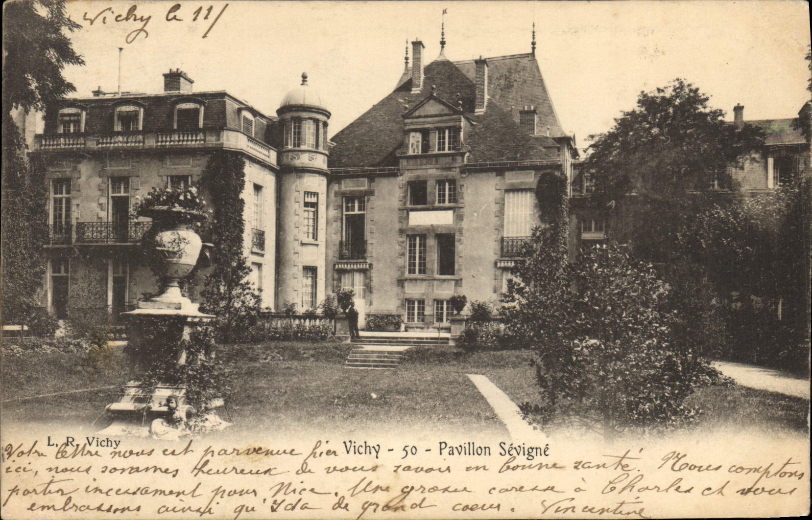 CPA Vichy Pavillon Sevigne 