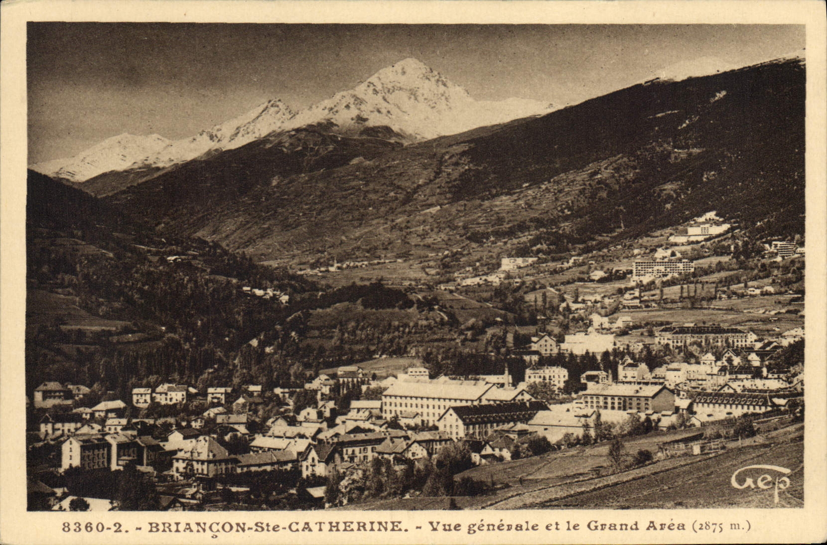 CPA Briancon Ste Catherine Vue generale et le Grand Aren 