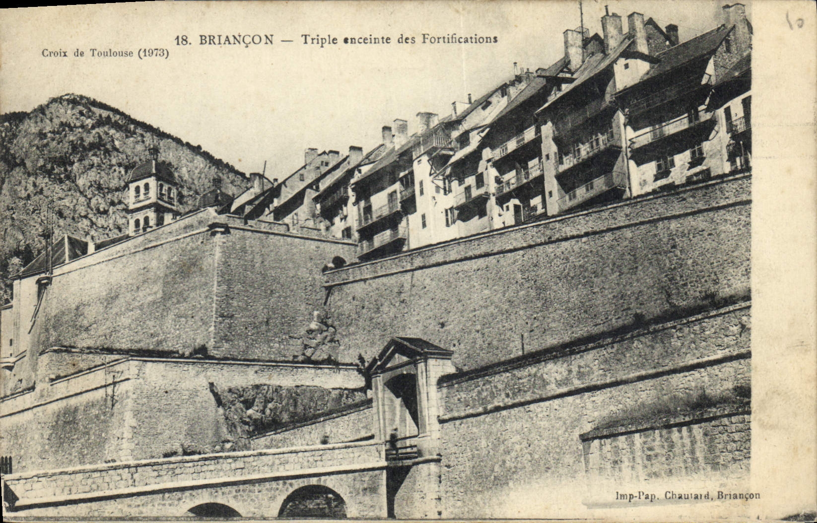 CPA Briancon Triple enceinte des Fortifications 