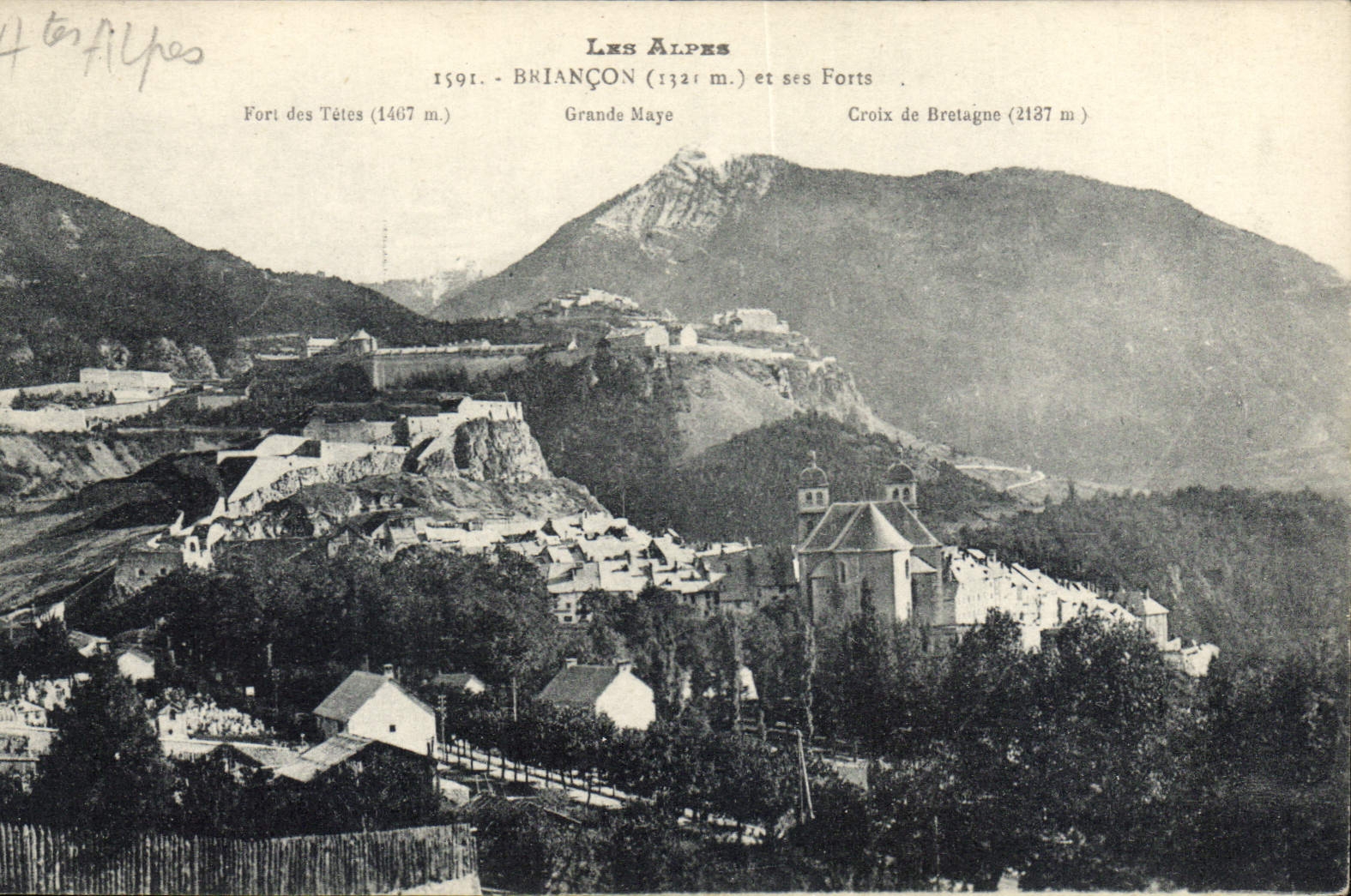 CPA Briancon et ses Forts 