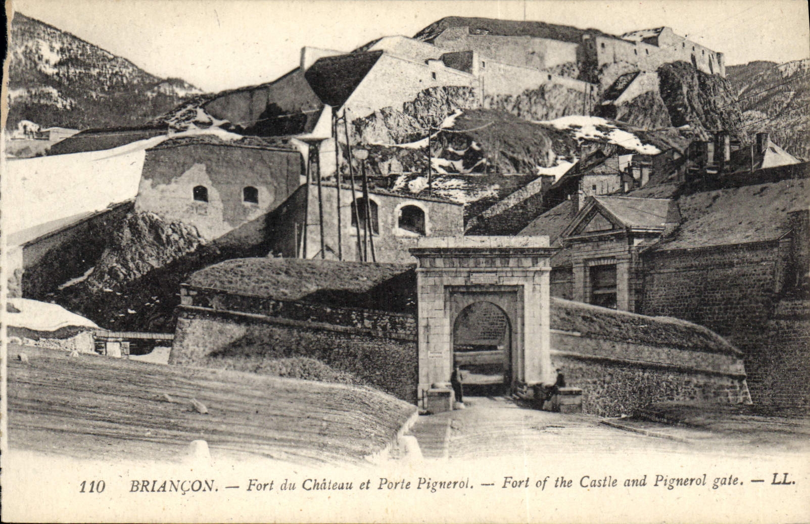 CPA Briancon Fort du Chateau et Porte Pigneroi
