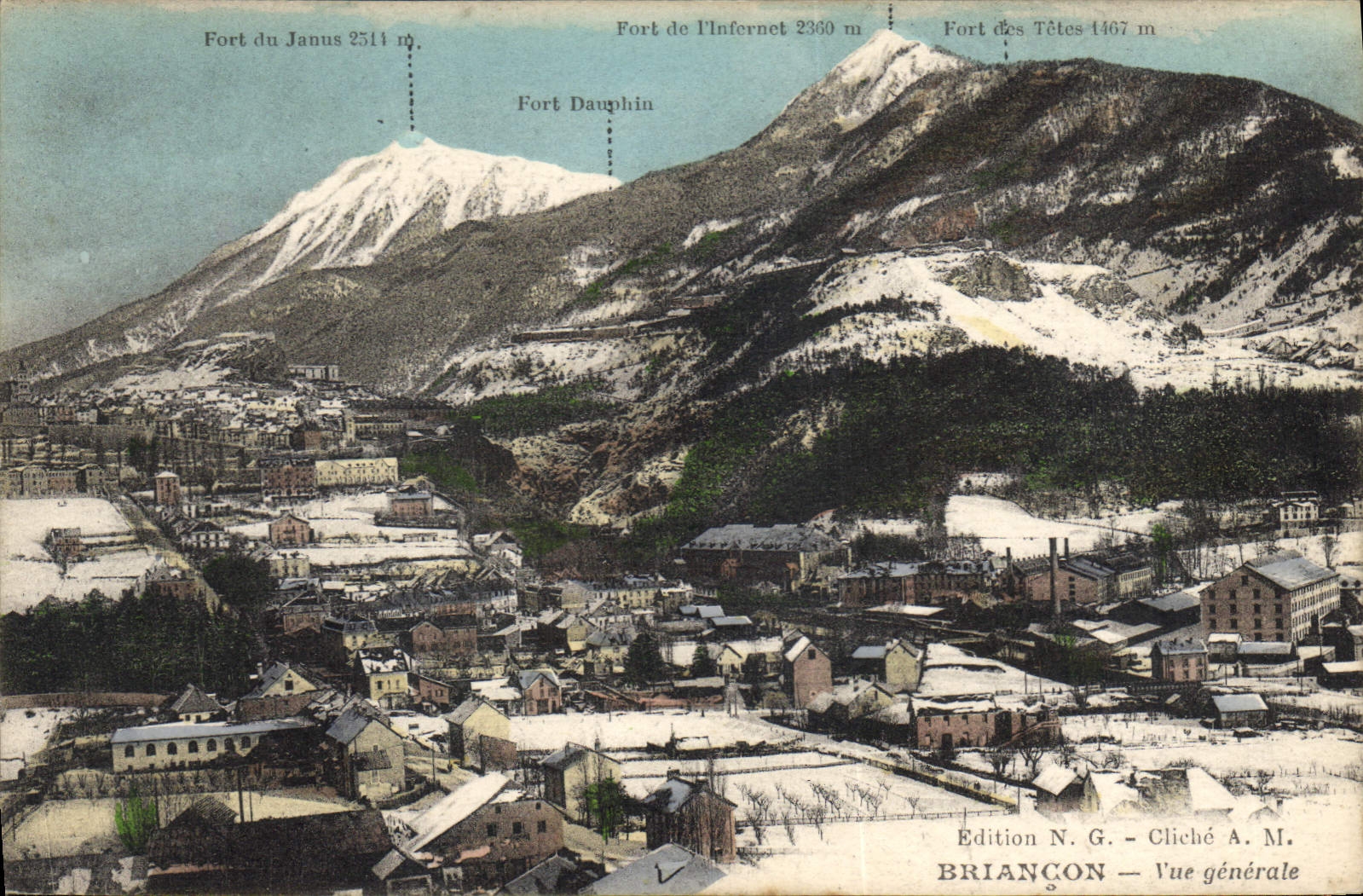 CPA Briancon Vue generale 