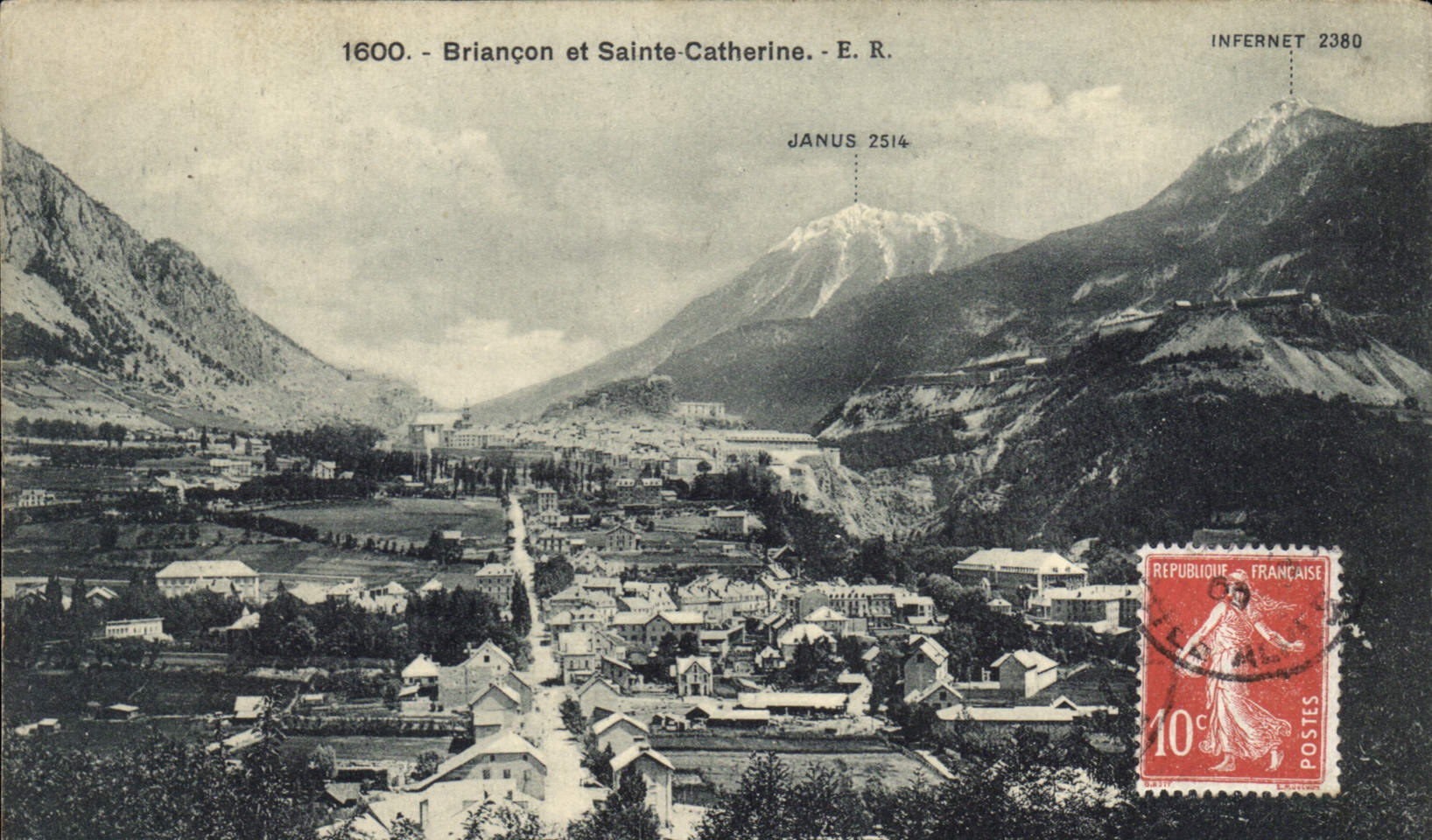 CPA Briancon et Sainte Catherine 
