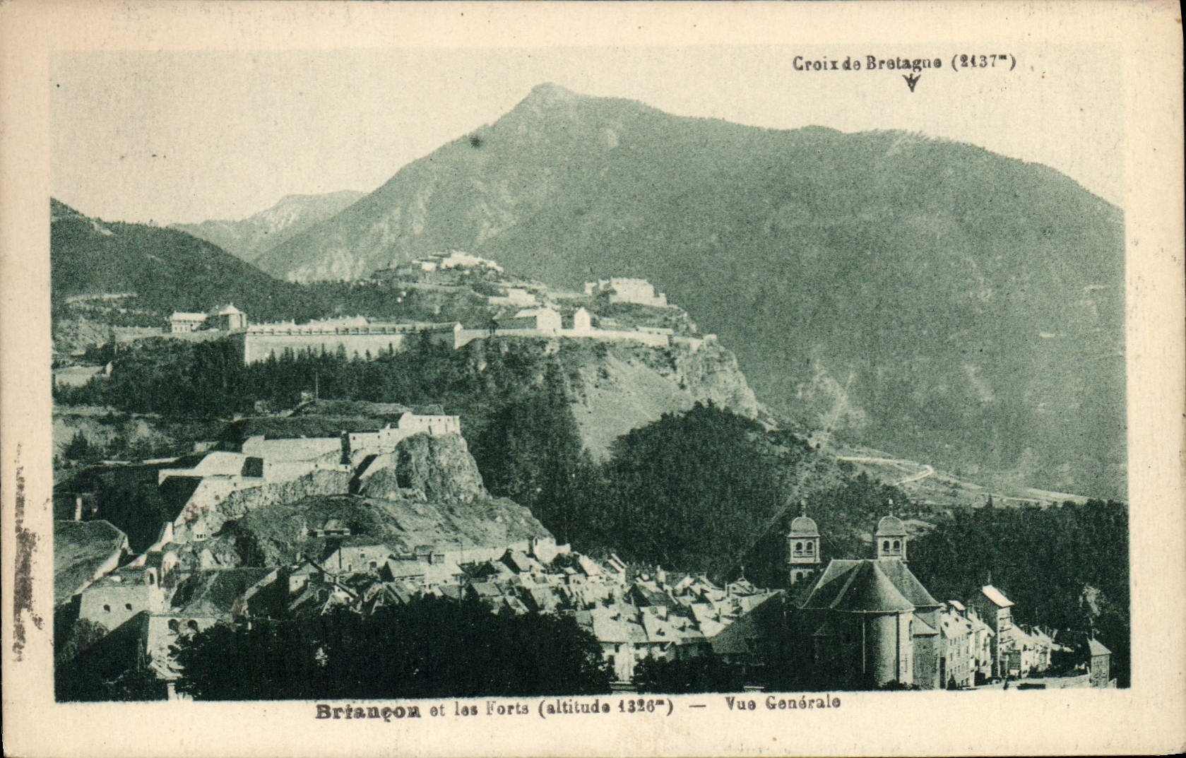 CPA Briancon et les Forts Vue Generale 