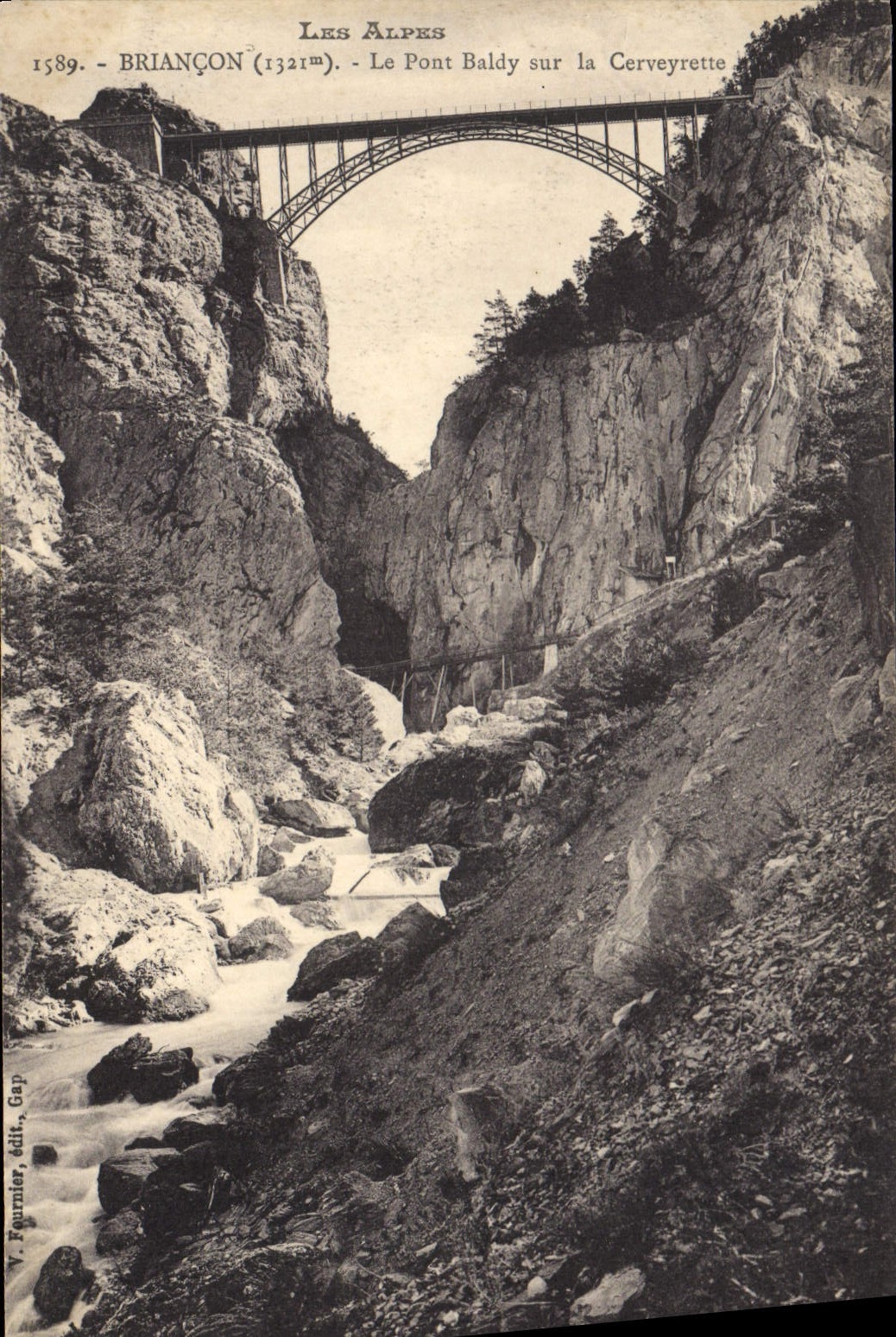 CPA Briancon Le Pont Baldy sur la Cerveyrette 