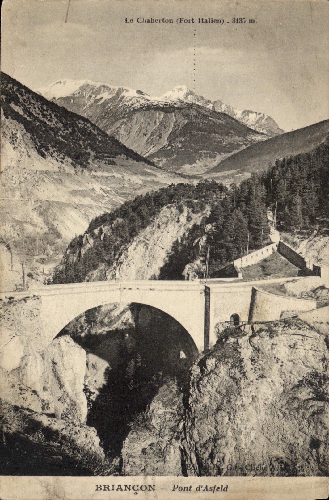 CPA Briancon Pont d'Asfeld 