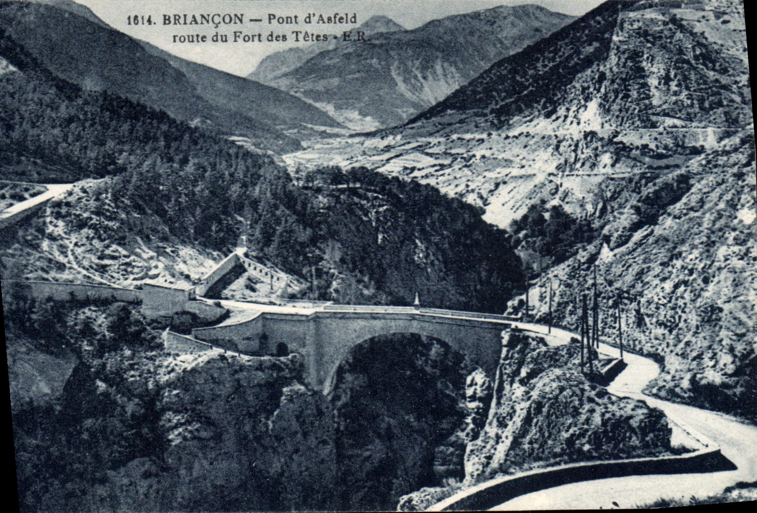 CPA Briancon Pont d'Asfeld route du Fort des Tetes