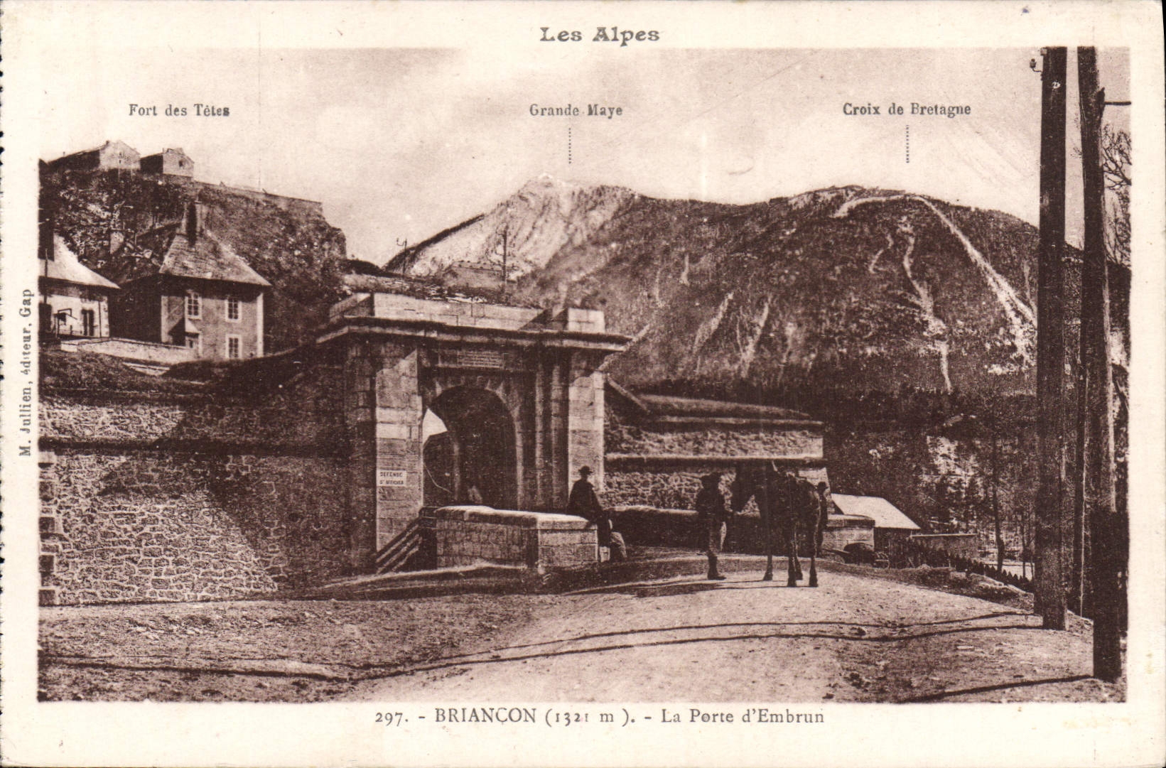 CPA Briancon La Porte d'Embrun 