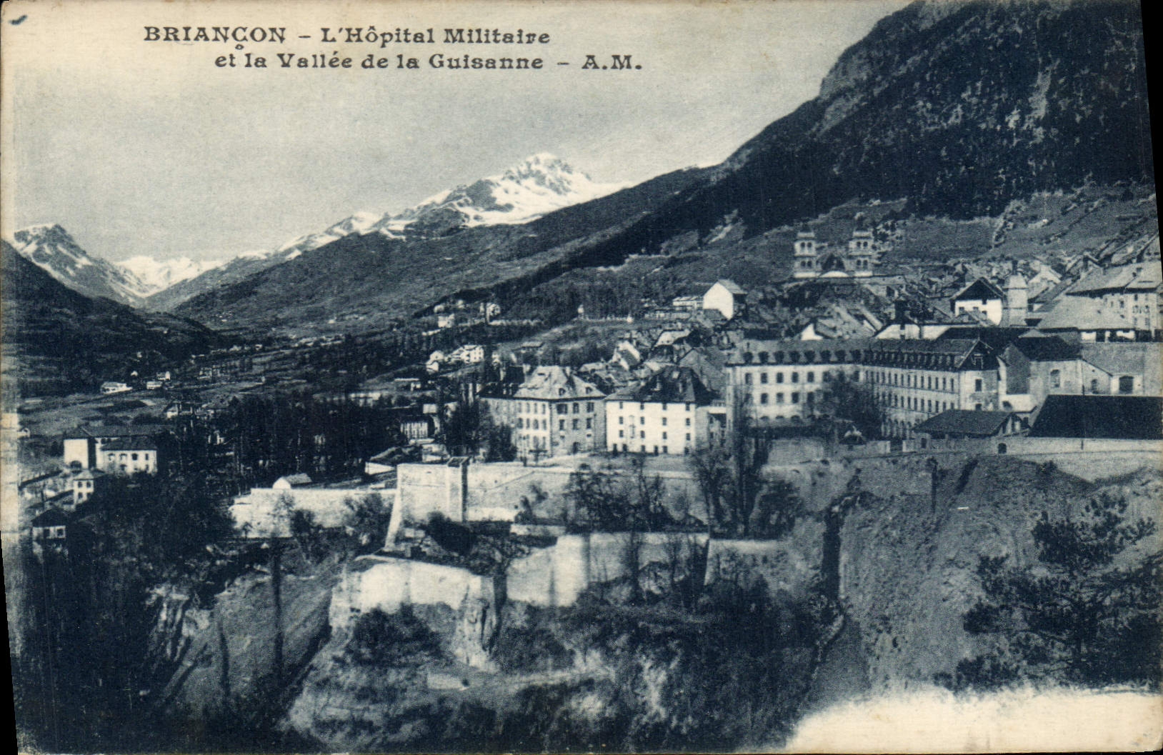 CPA Briancon L'Hopital Militaire et la Vallee de la Guisanne