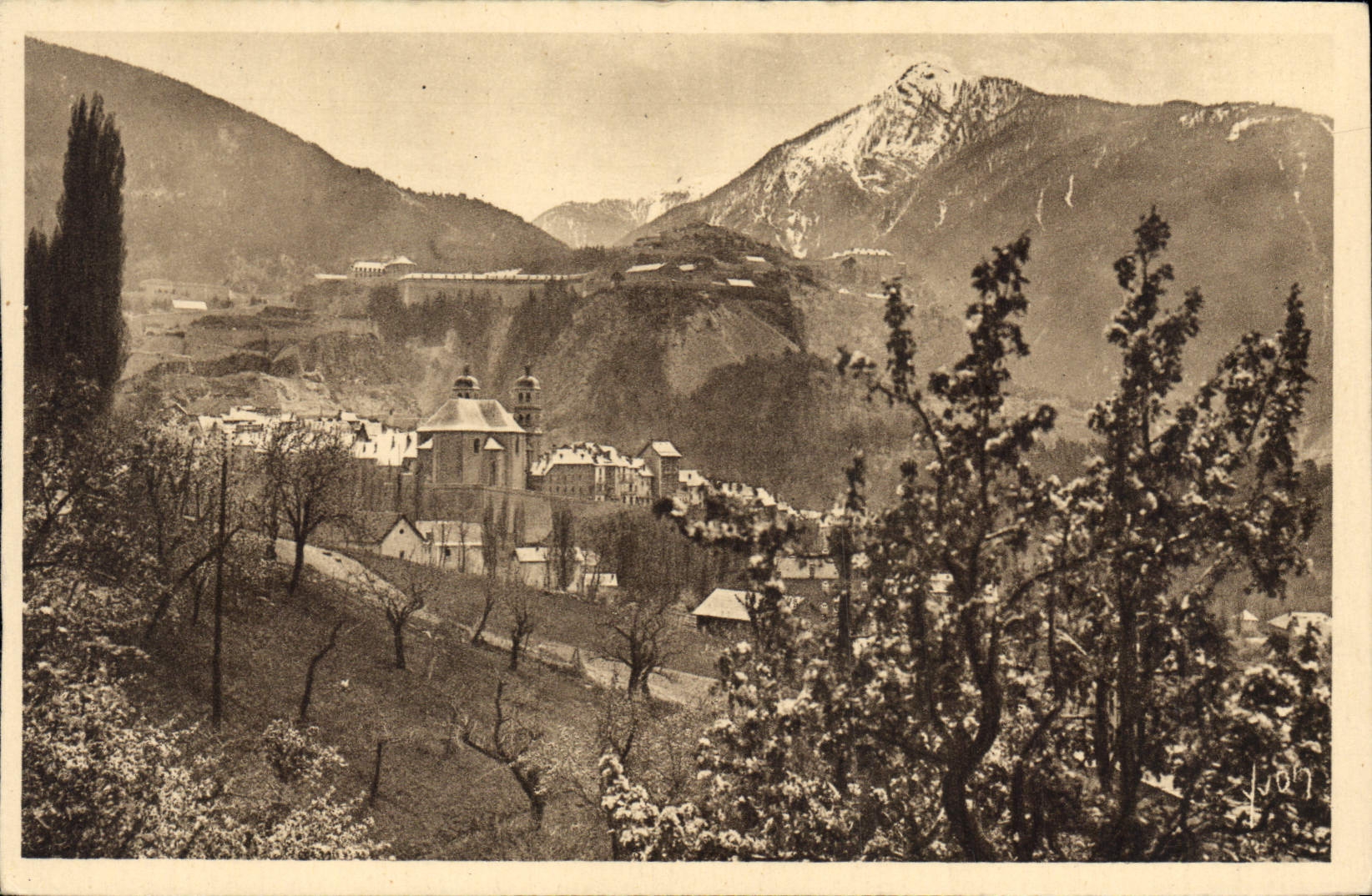 CPA Briancon Htes Alpes Vue generale 