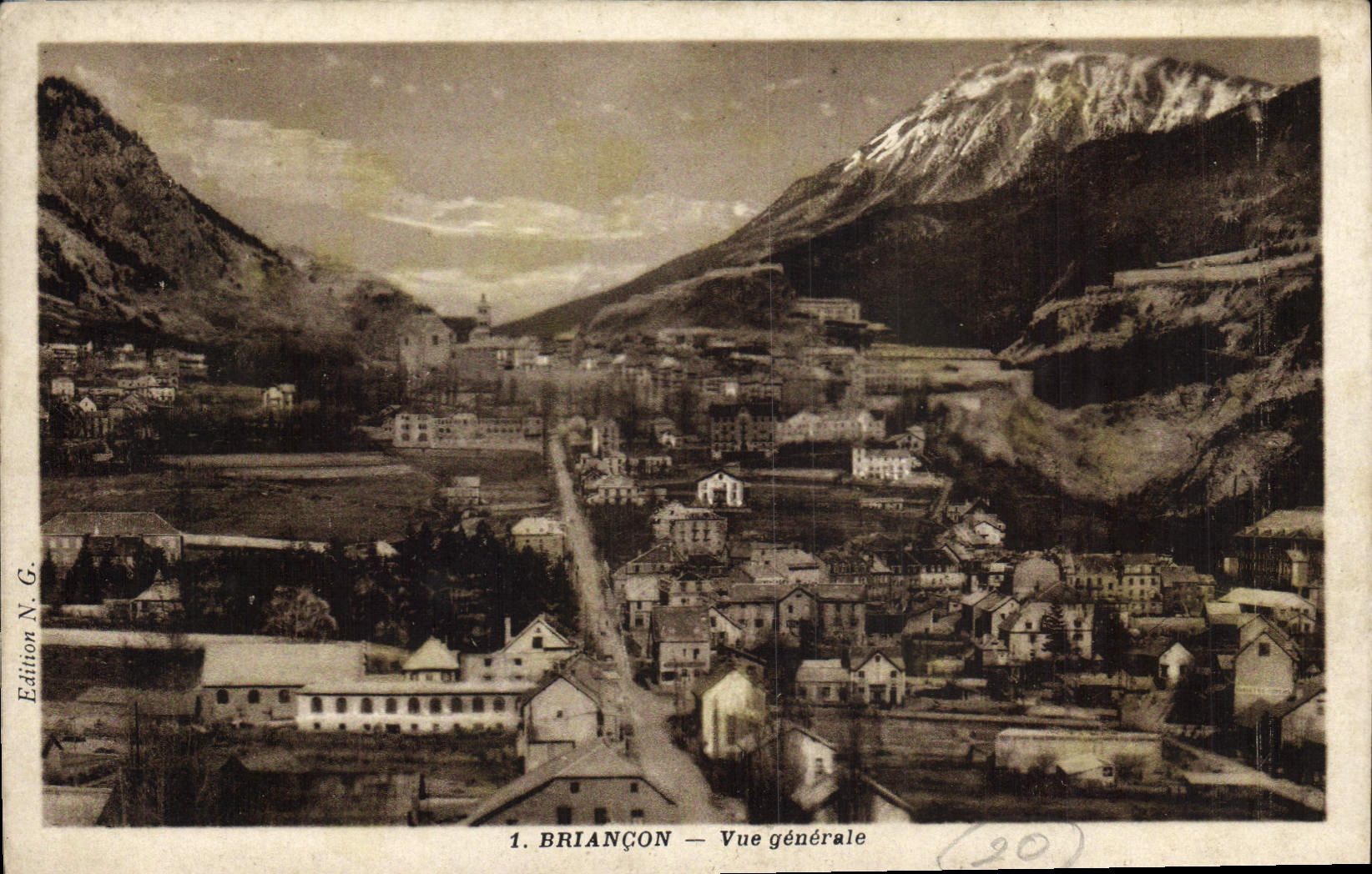 CPA Briancon Vue generale 