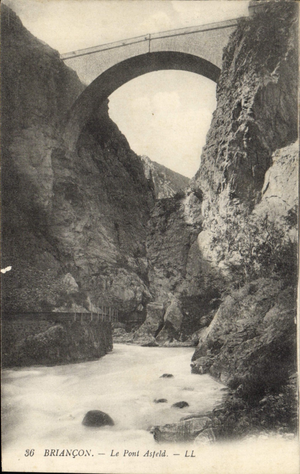 CPA Briancon Le Pont Asfeld 