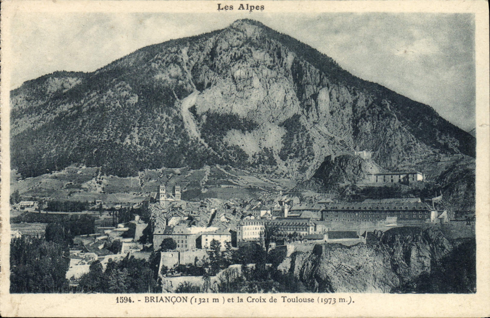 CPA Briancon et la Croix de Toulouse 