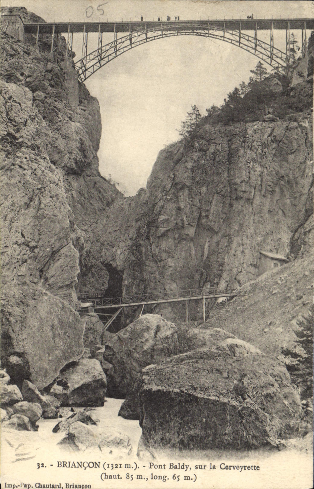 CPA Briancon Pont Baldy sur la Cerveyrette