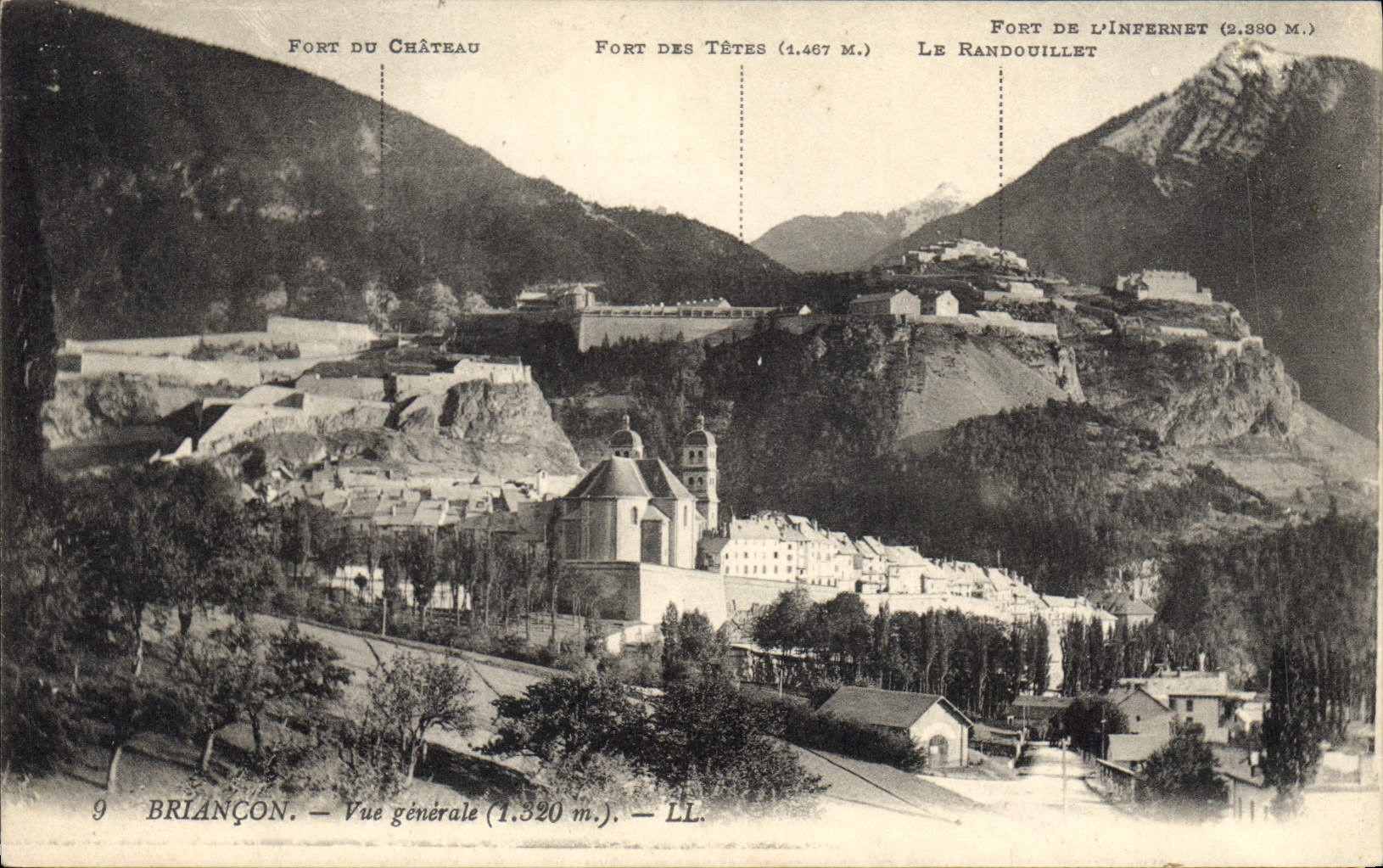 CPA Briancon Vue generale 