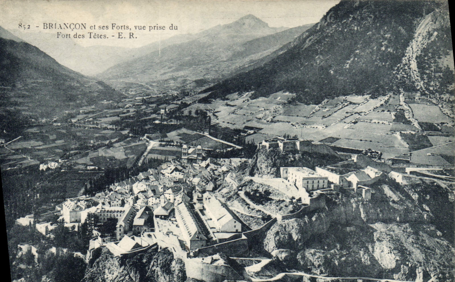 CPA Briancon et ses Forts vue prise du Fort des Tetes