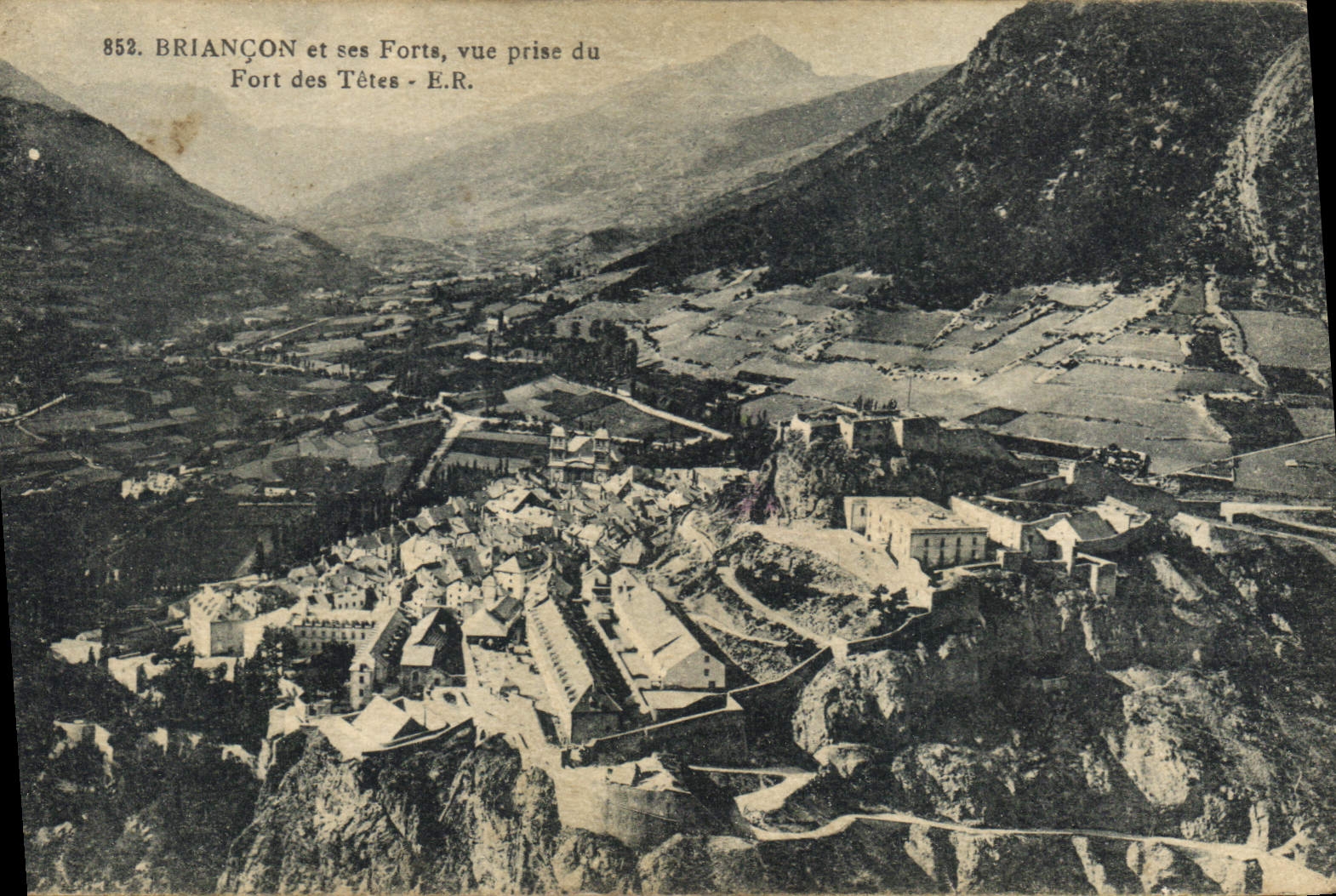 CPA Briancon et ses Forts vue prise du Fort des Tetes