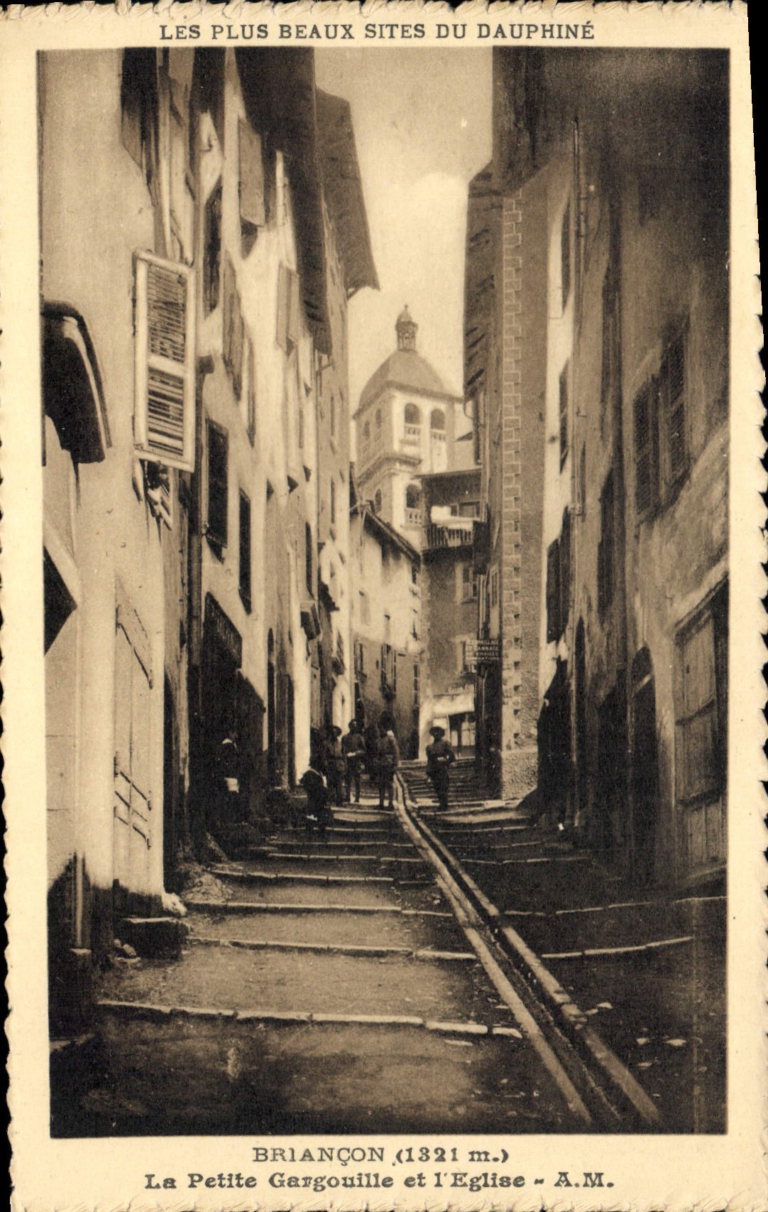 CPA Briancon La Petite Gargouille et l'Eglise