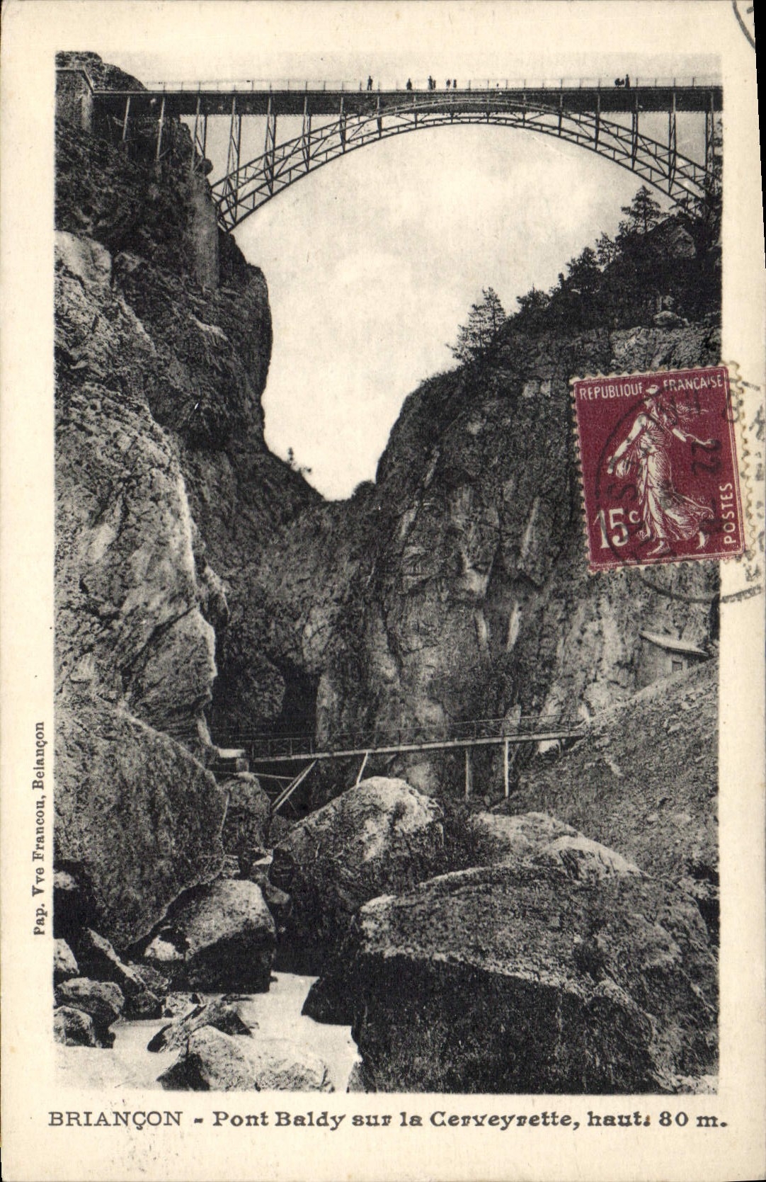 CPA Briancon Pont Baldy sur la Cerveyrette