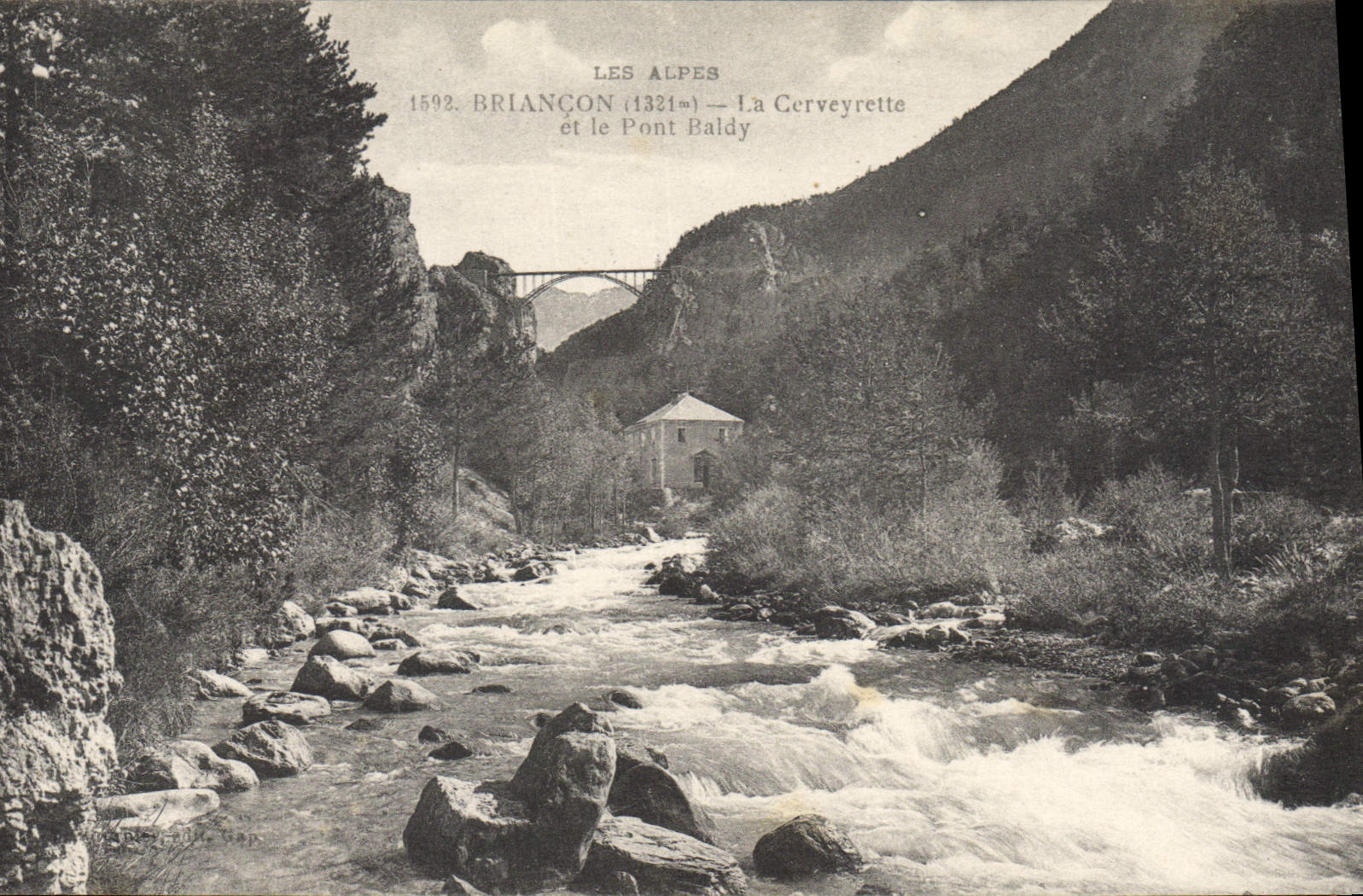 CPA Briancon La Cerveyrette et le Pont Baldy 