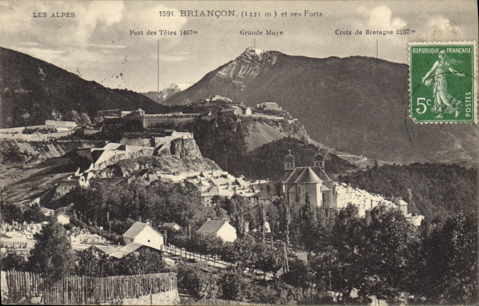 CPA Briancon et ses Forts 