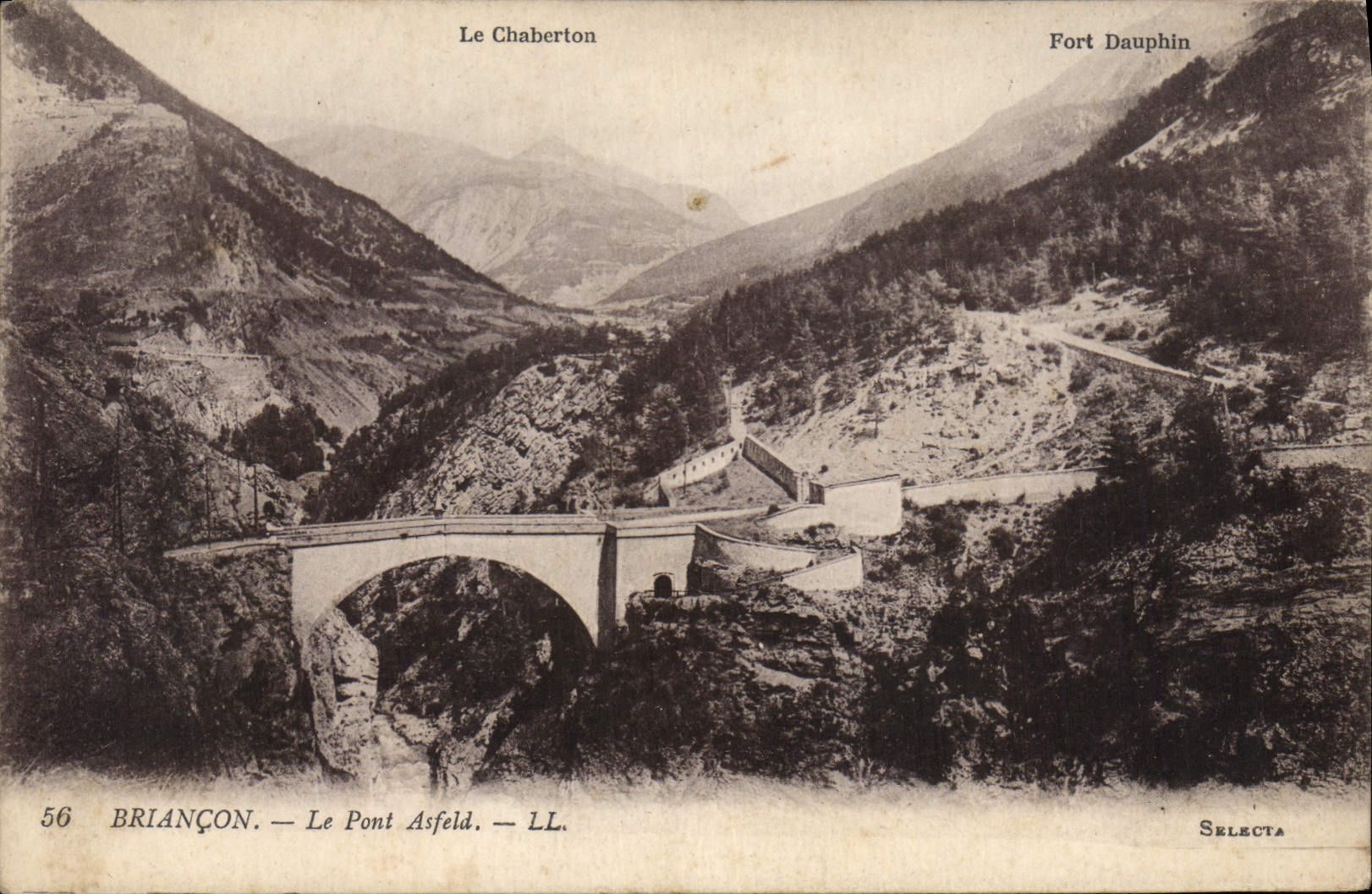 CPA Briancon Le Pont Asfeld 